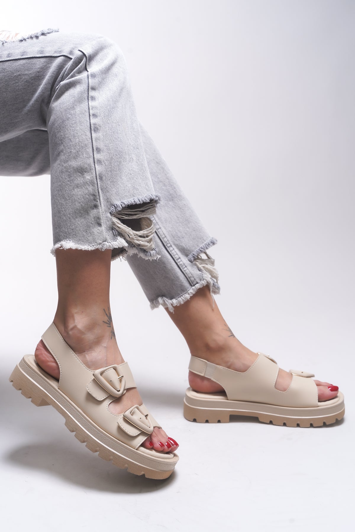 Riccon Heillarue Kadın Sandalet 0012772