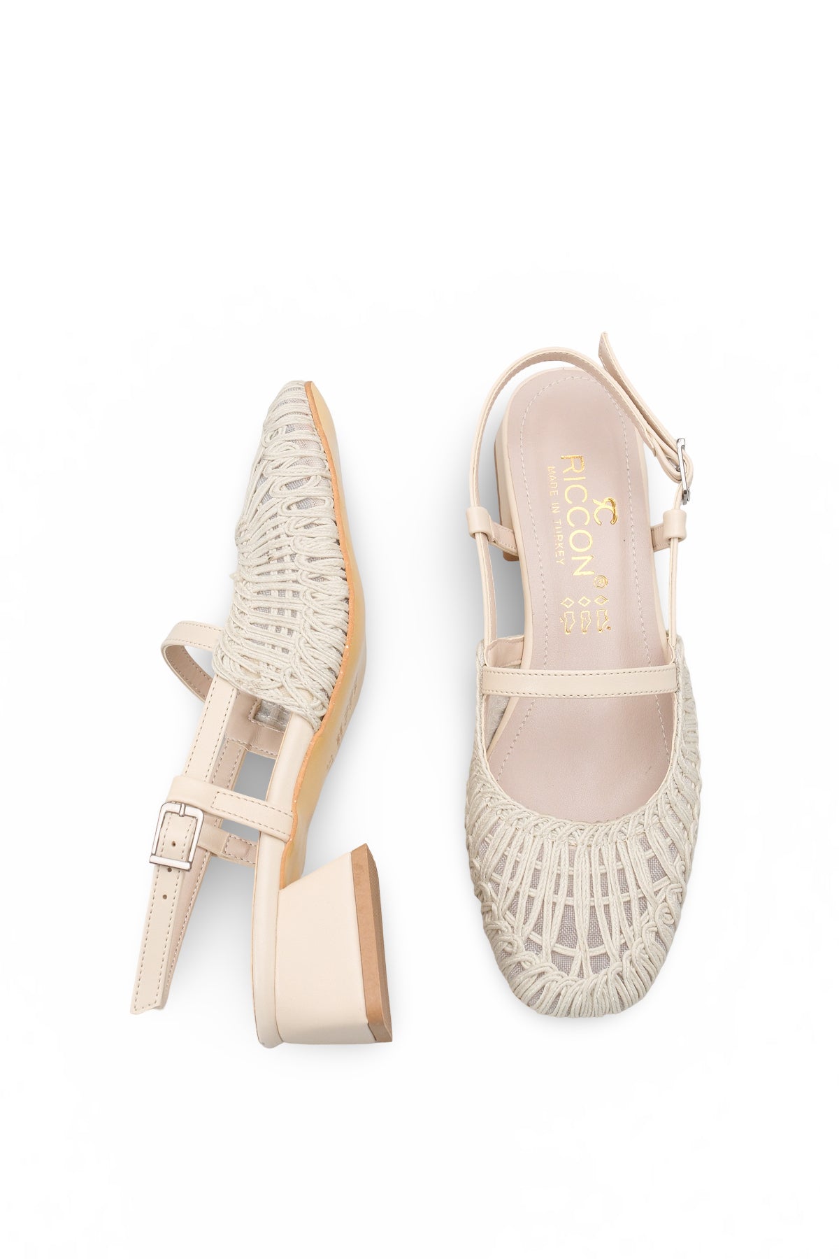 Riccon Kadın Topuklu Ayakkabı 00121907 Bej