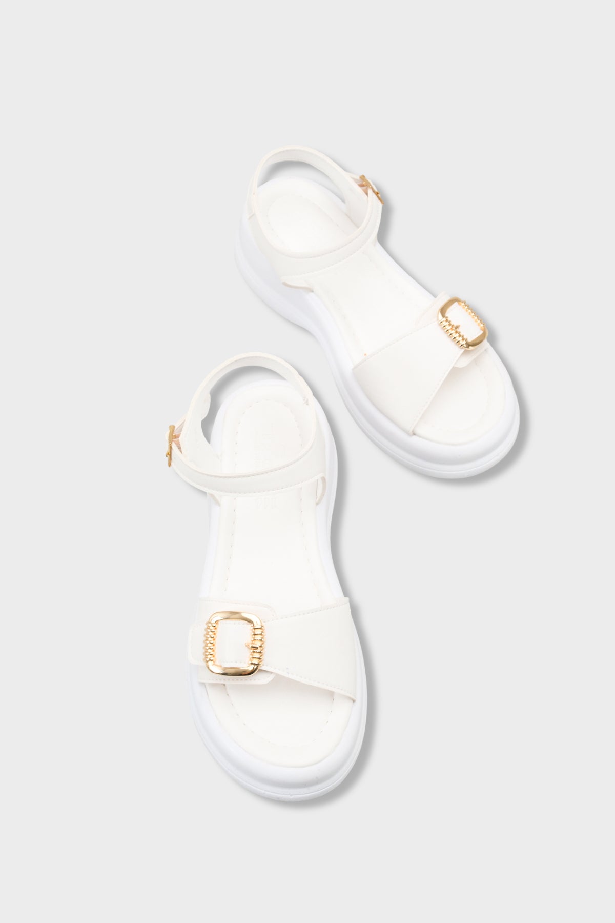 Riccon Kadın Sandalet 00121065 Beyaz