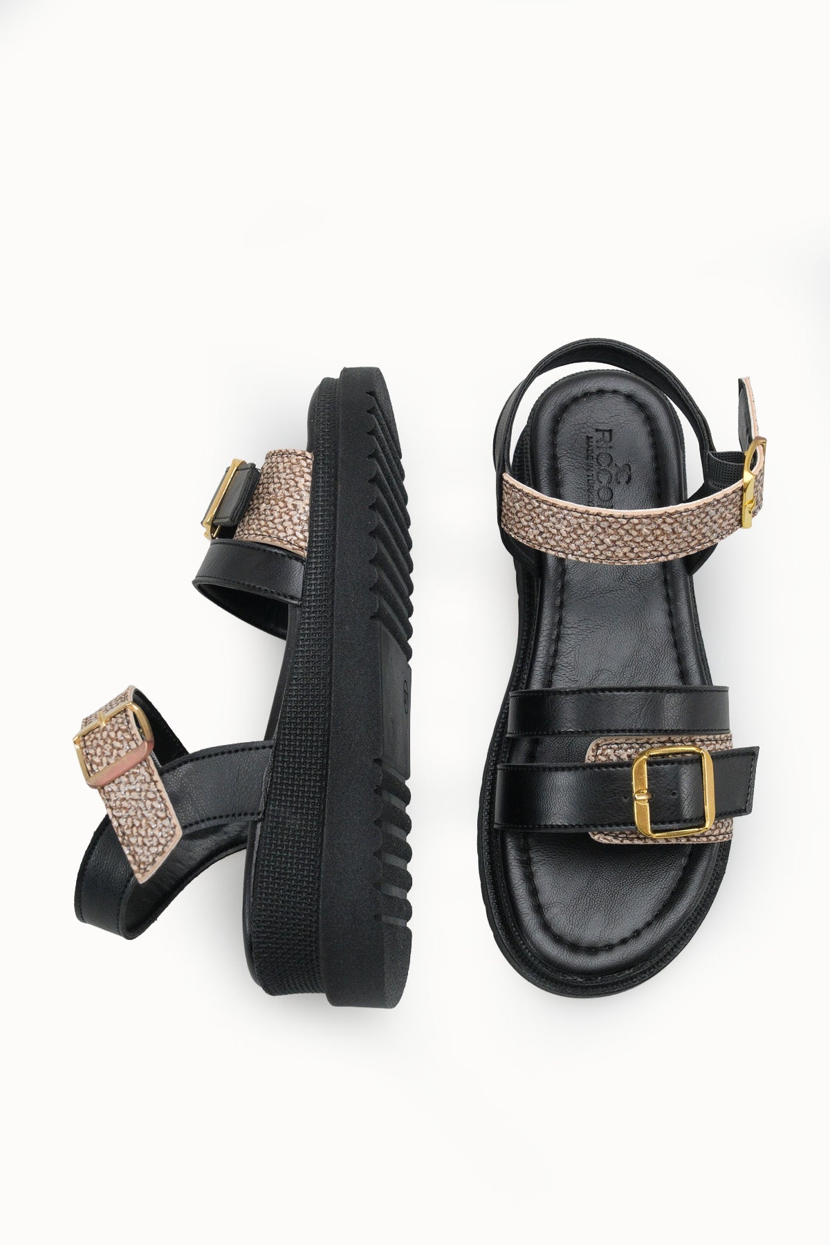 Riccon Kadın Sandalet 0012809 Siyah