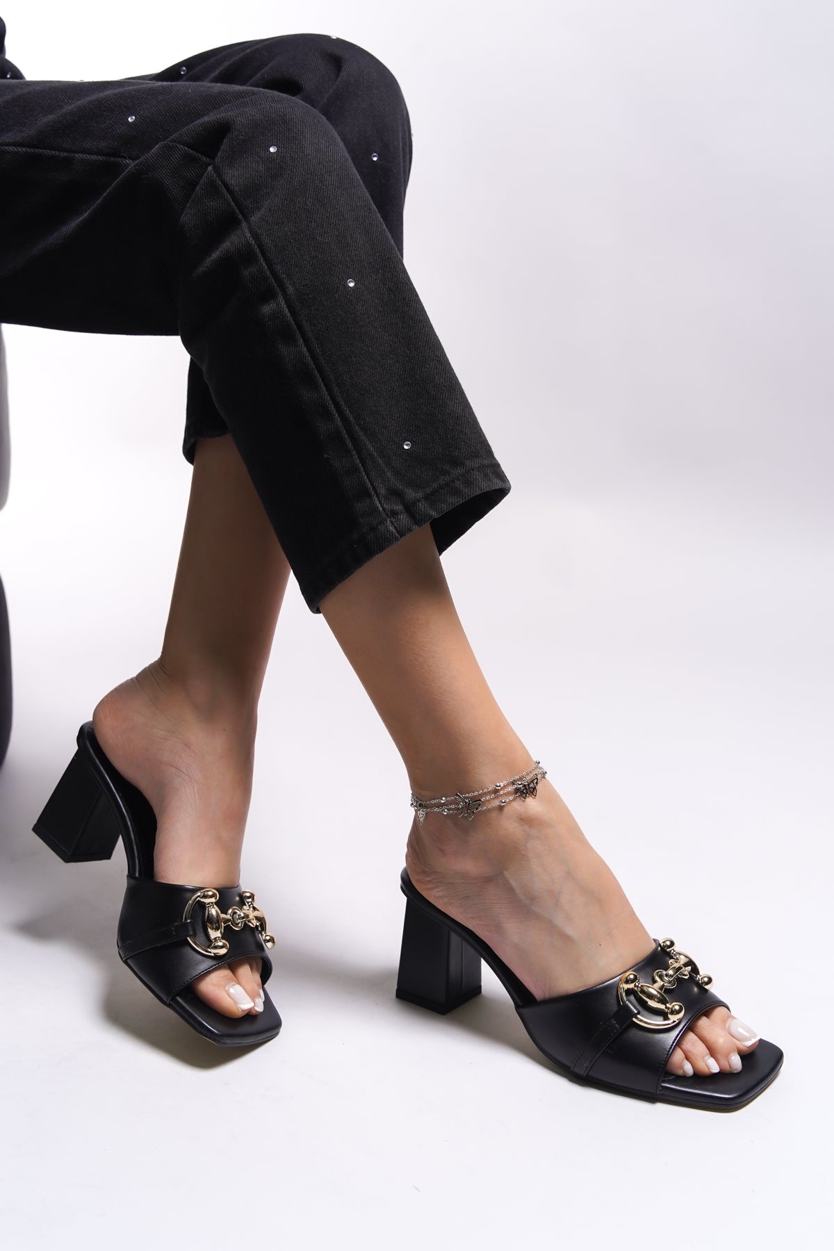 Riccon Bhyglik Kadın Topuklu Terlik 001281