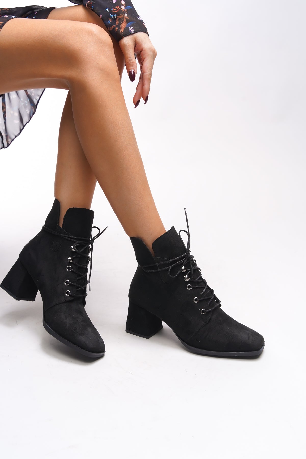 Riccon Vyllaurel Kadın Topuklu Bot 00123545