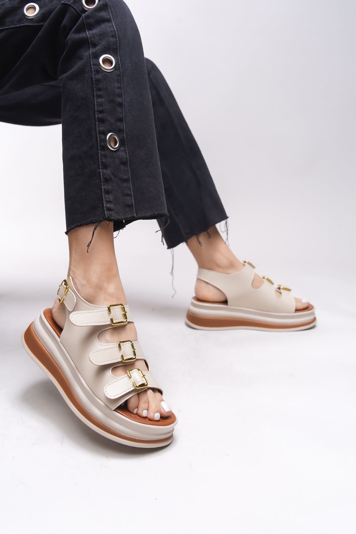 Riccon Lesraele Kadın Sandalet 0012320