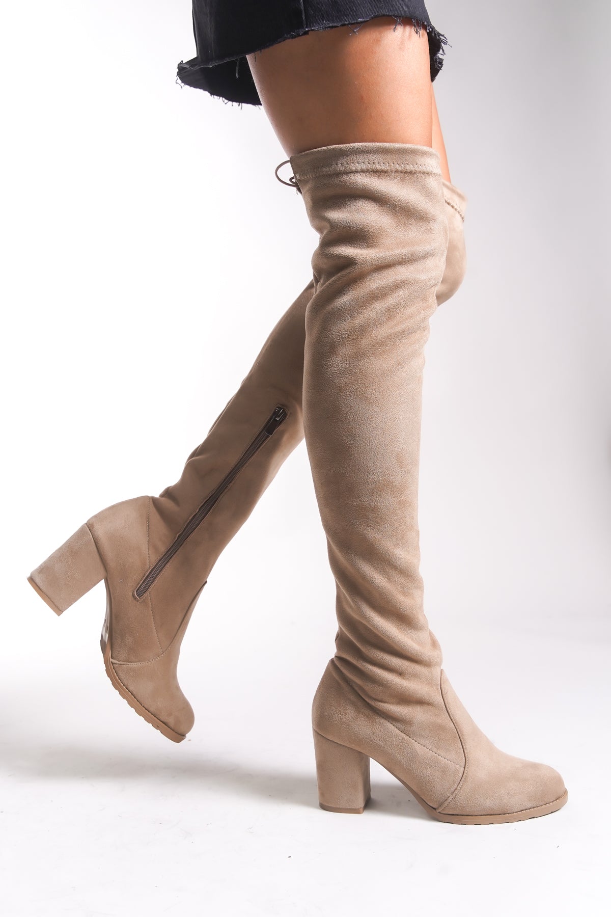 Riccon Olivynra Kadın Streç Çizme 0012100