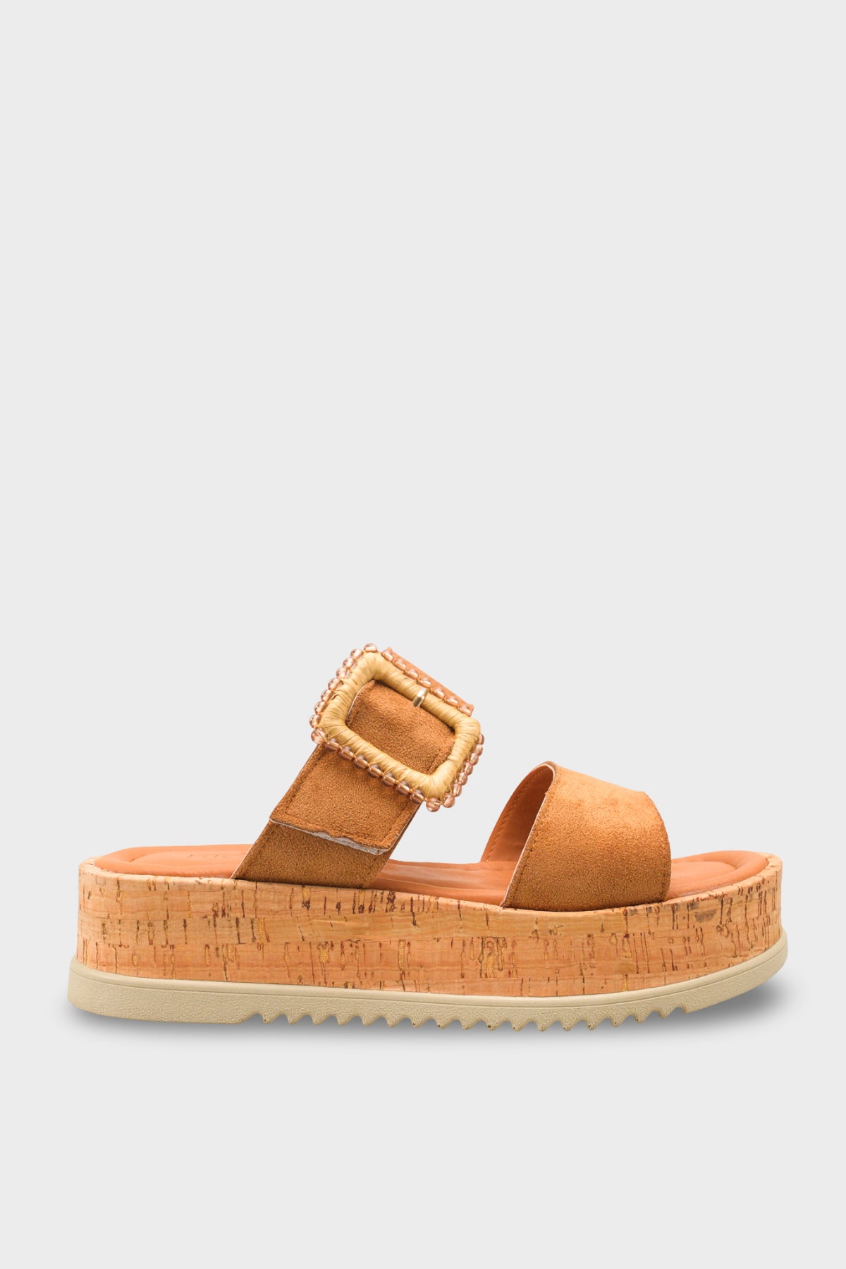 Riccon Kadın Terlik 0012482 Taba Süet