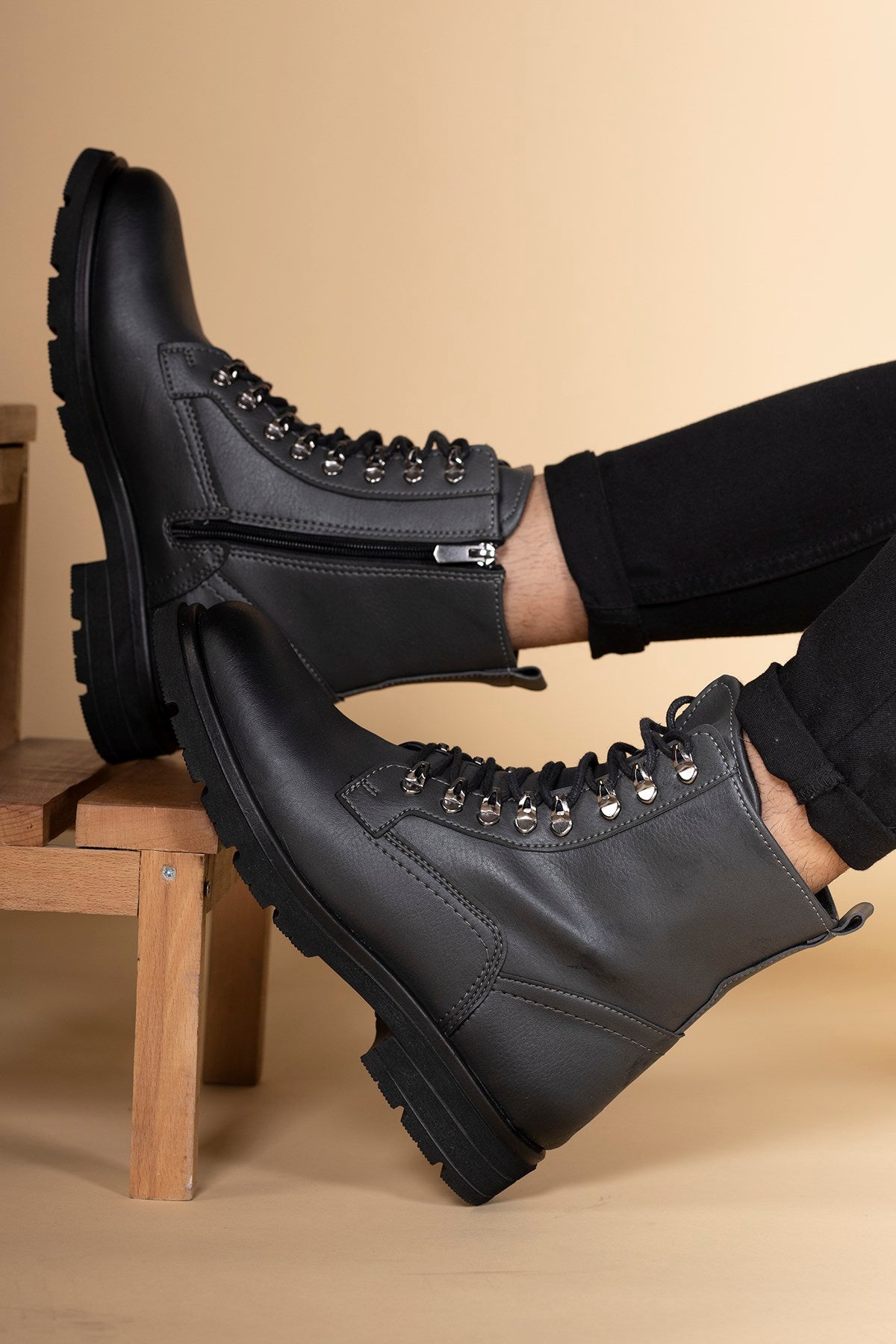 Riccon Erkek Fermuarlı Bot 0012726