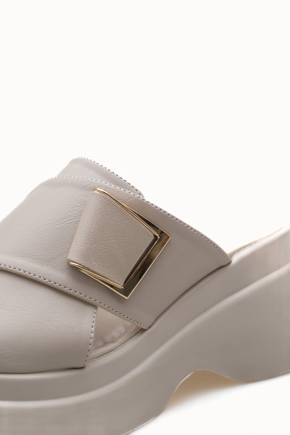 Riccon Kadın Terlik 0012915 Bej