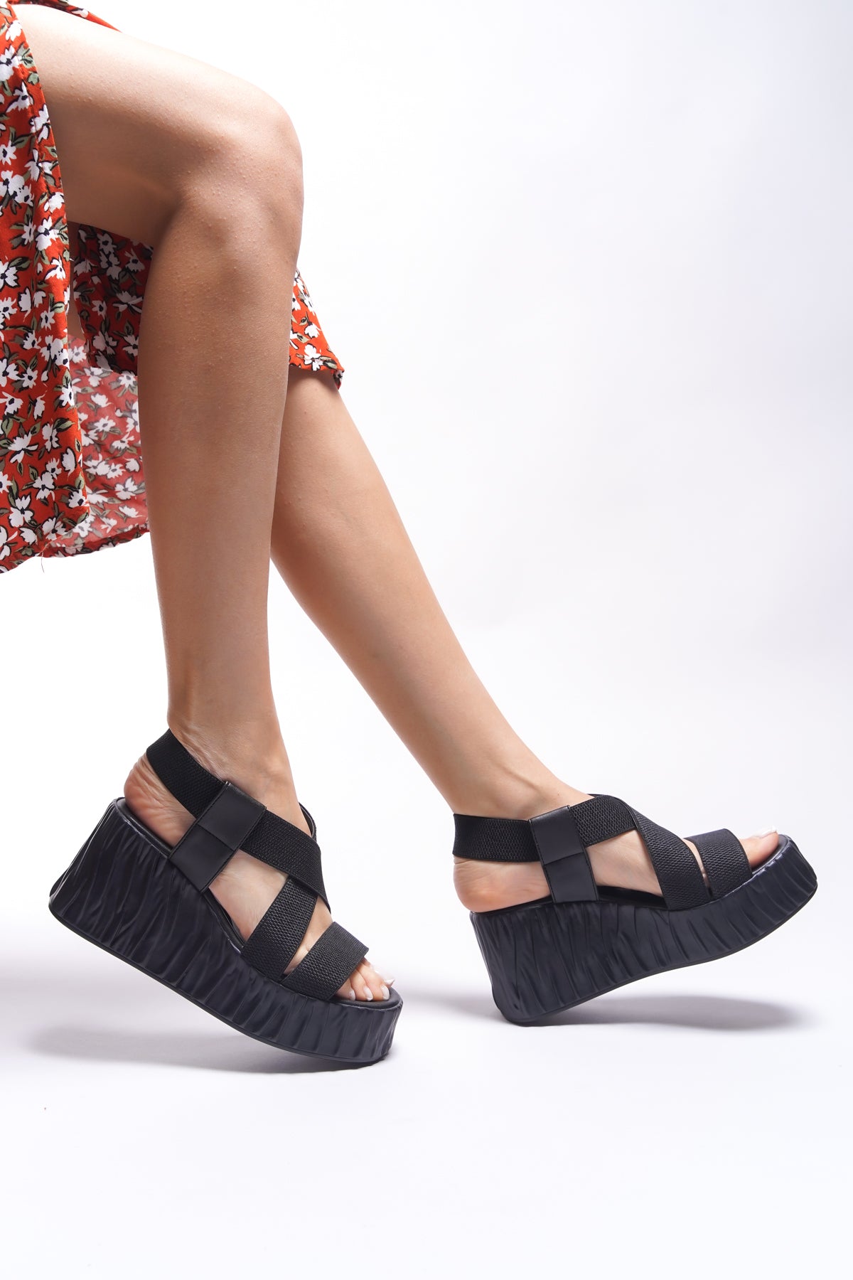 Riccon Sylmesera Kadın Topuklu Sandalet 0012945