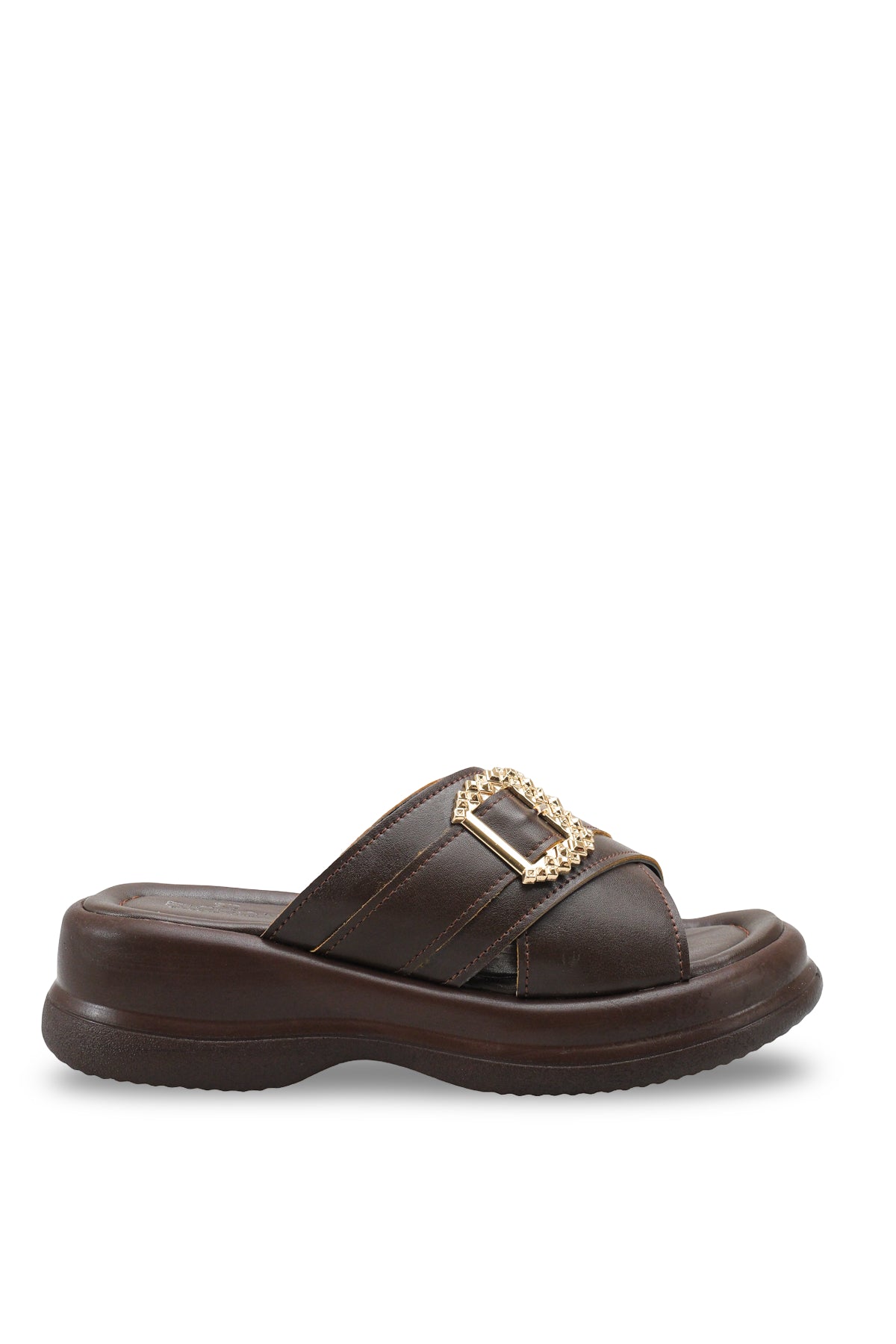 Riccon Kadın Terlik 00121023 Kahverengi