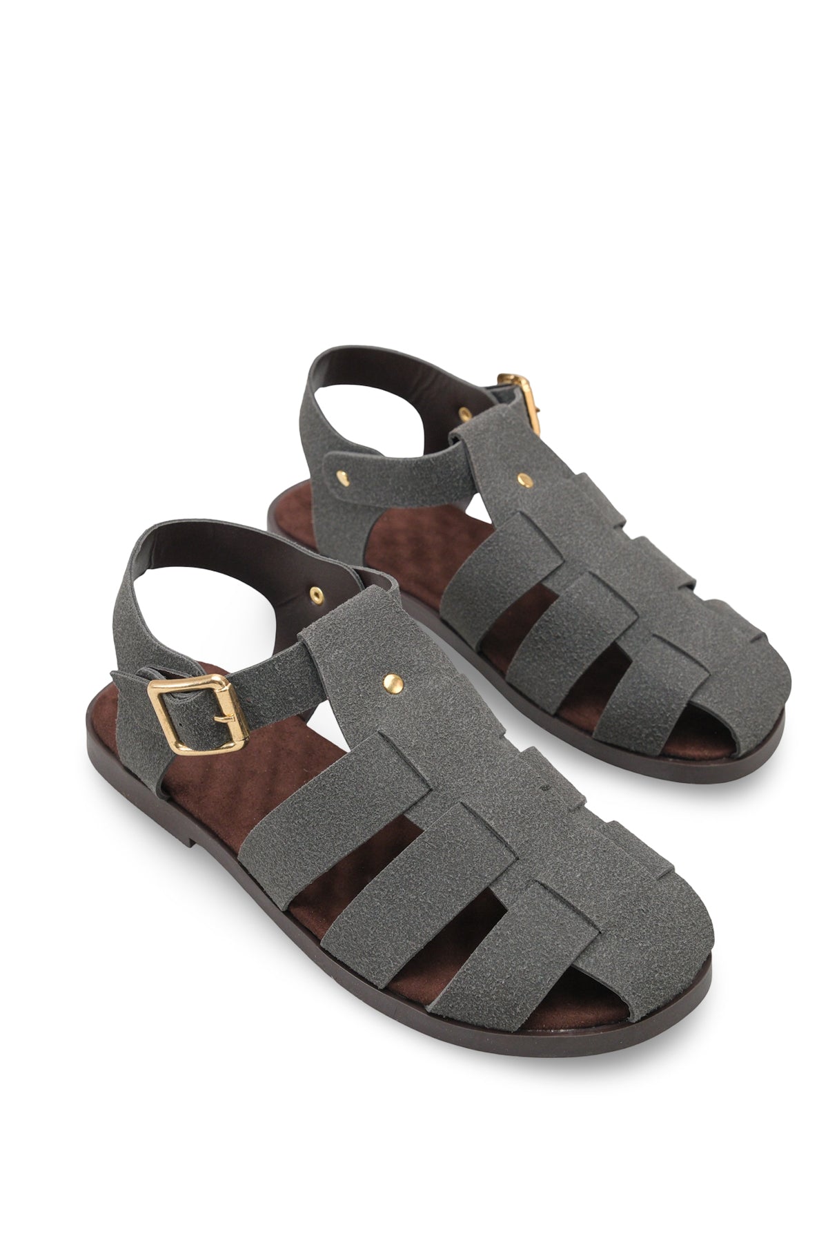 Riccon Kadın Sandalet 001211 Füme