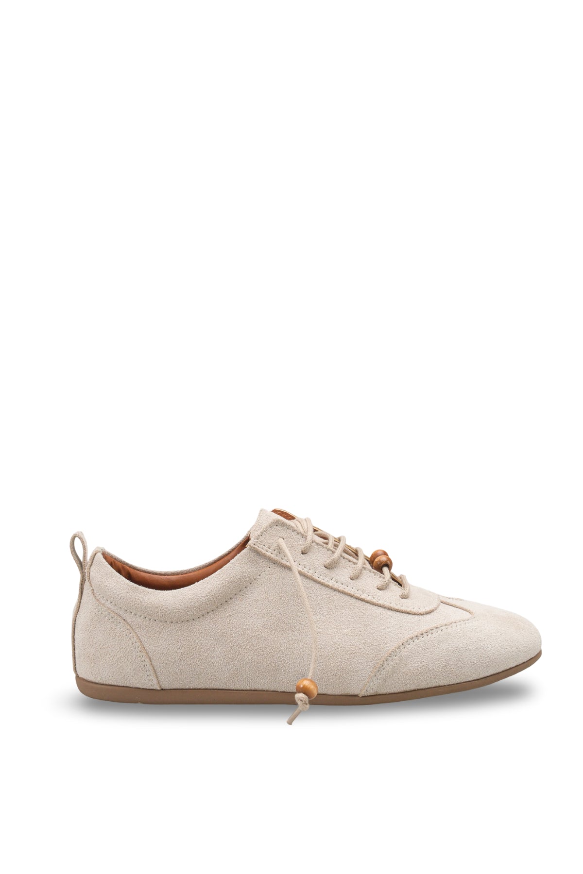 Riccon Kadın Sneaker 001262 Bej Süet
