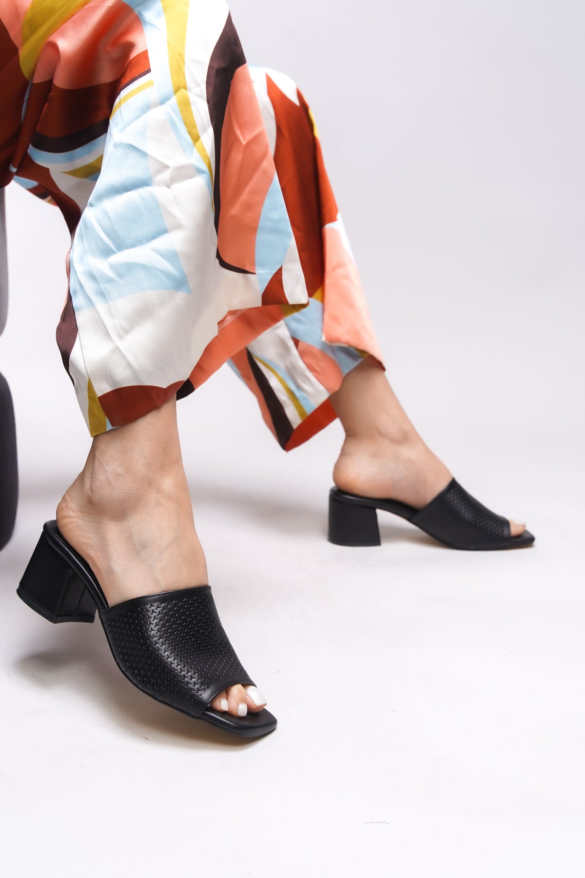 Riccon Janriara Kadın Topuklu Terlik 0012128