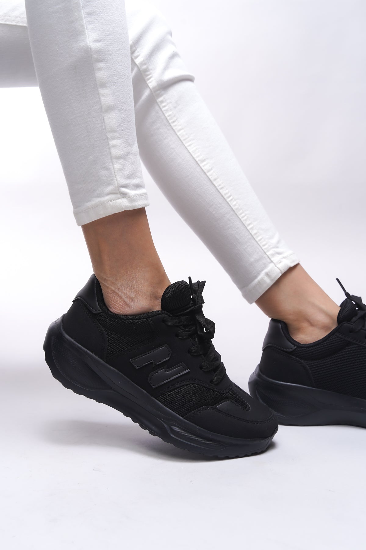 Riccon Edethaela Kadın Sneaker 0012615 Siyah
