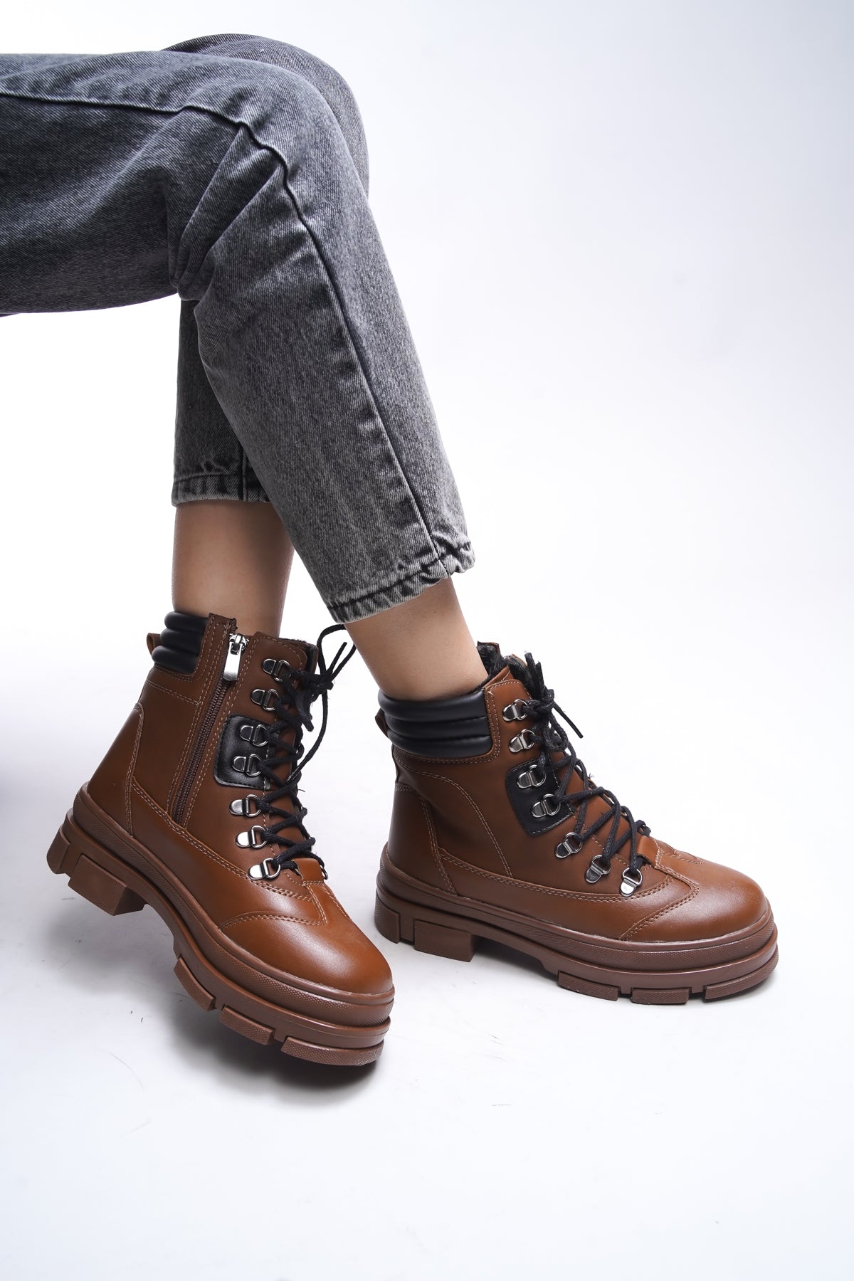 Riccon Kadın Fermuarlı Bot 00127645