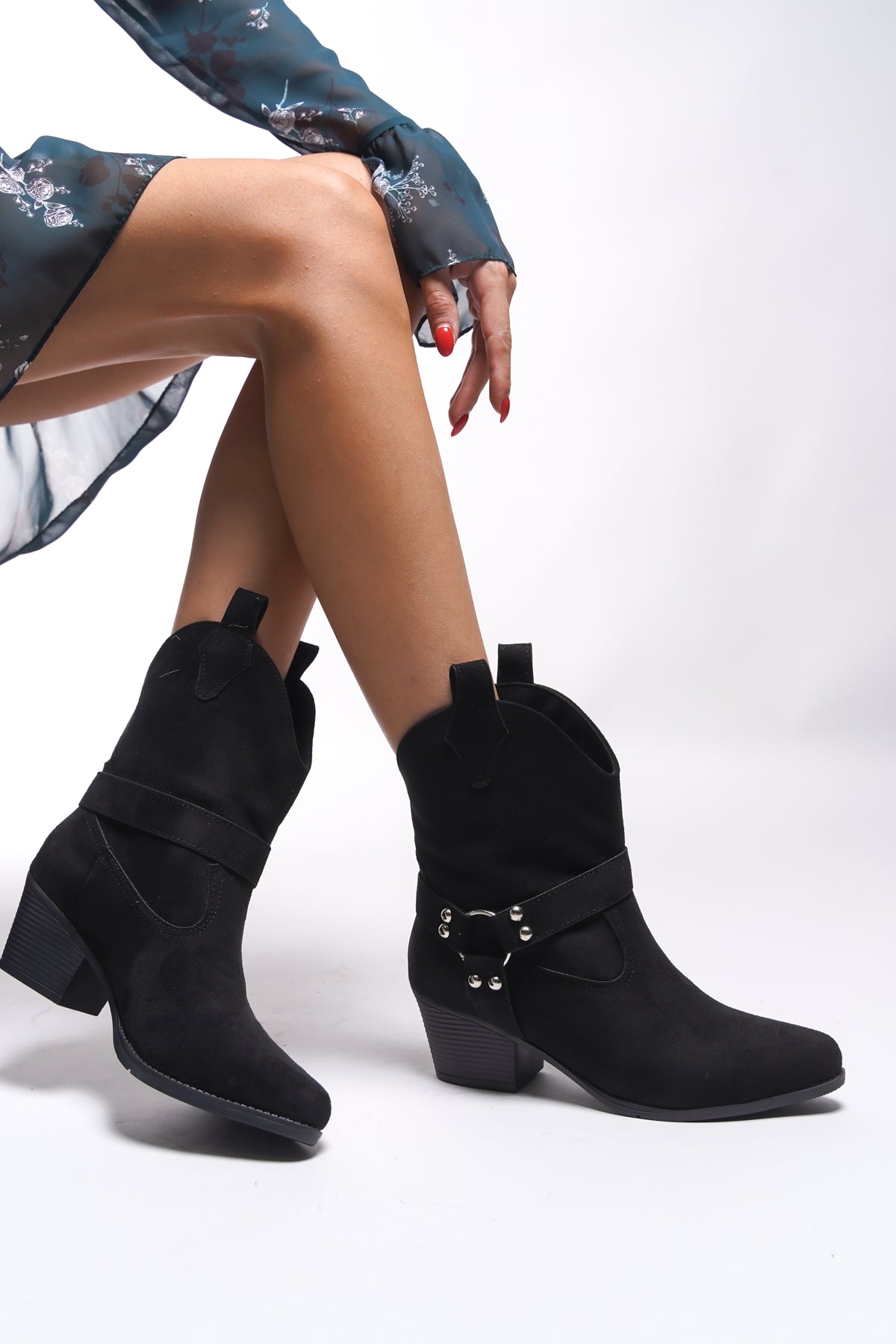 Riccon Creitulah Kadın Western Bot 0012721