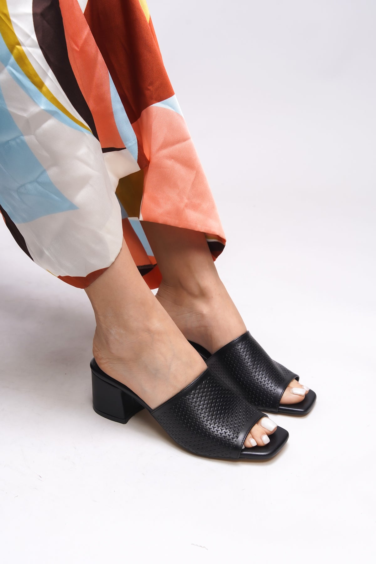 Riccon Janriara Kadın Topuklu Terlik 0012128