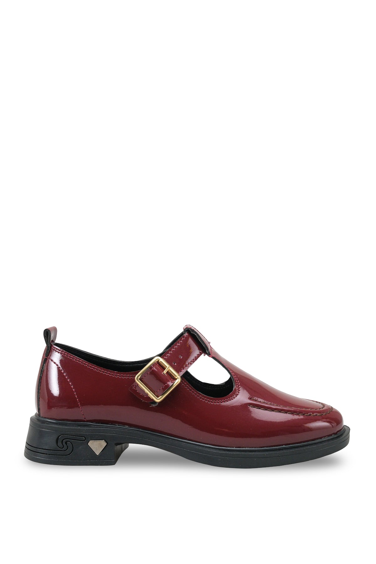 Riccon Kadın Loafer 0012350 Bordo Rugan
