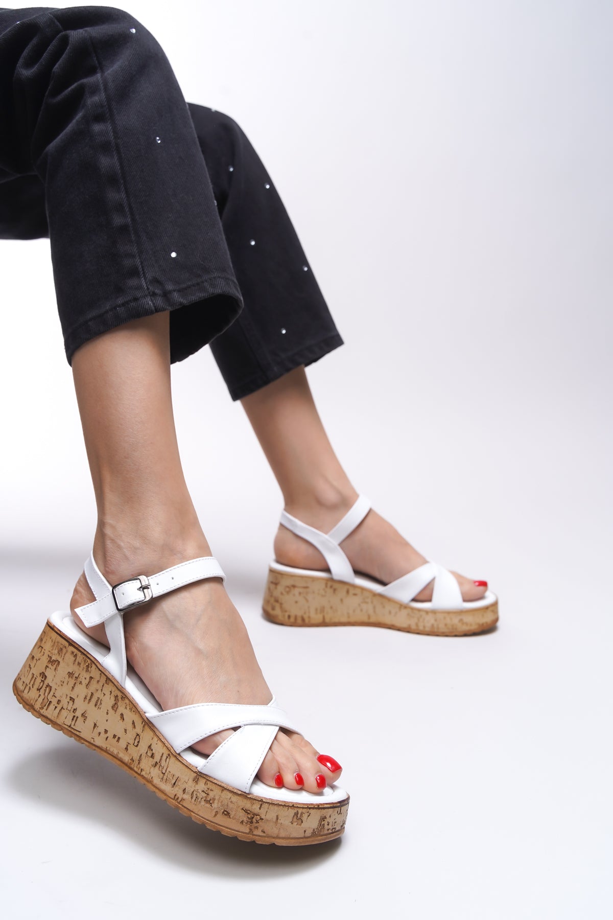 Riccon Jeanrissa Kadın Sandalet 0012200