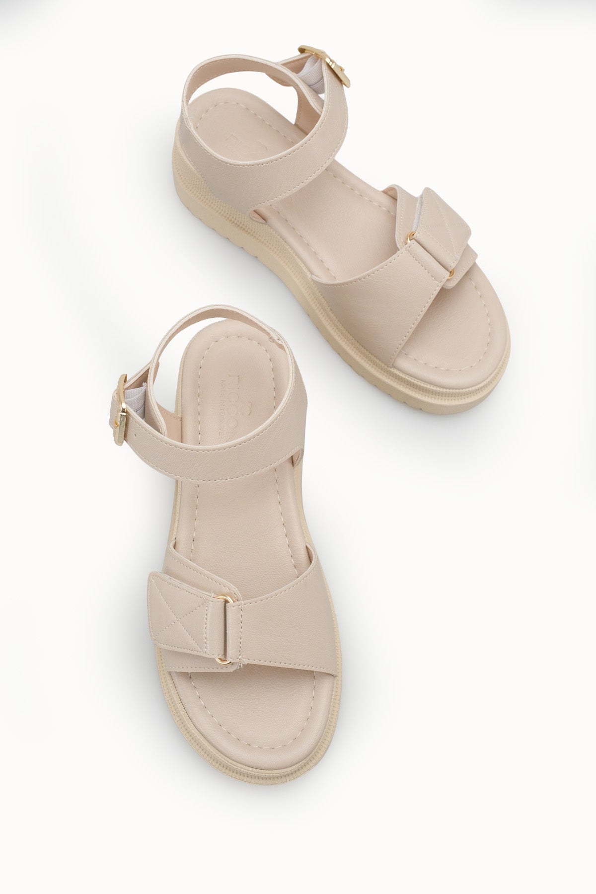 Riccon Kadın Sandalet 0012804 Bej