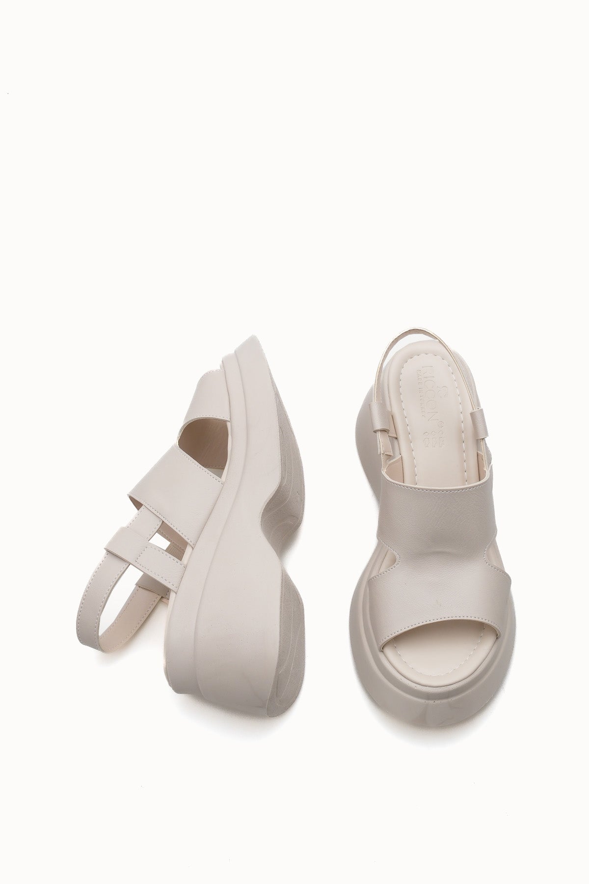 Riccon Kadın Sandalet 0012916 Bej