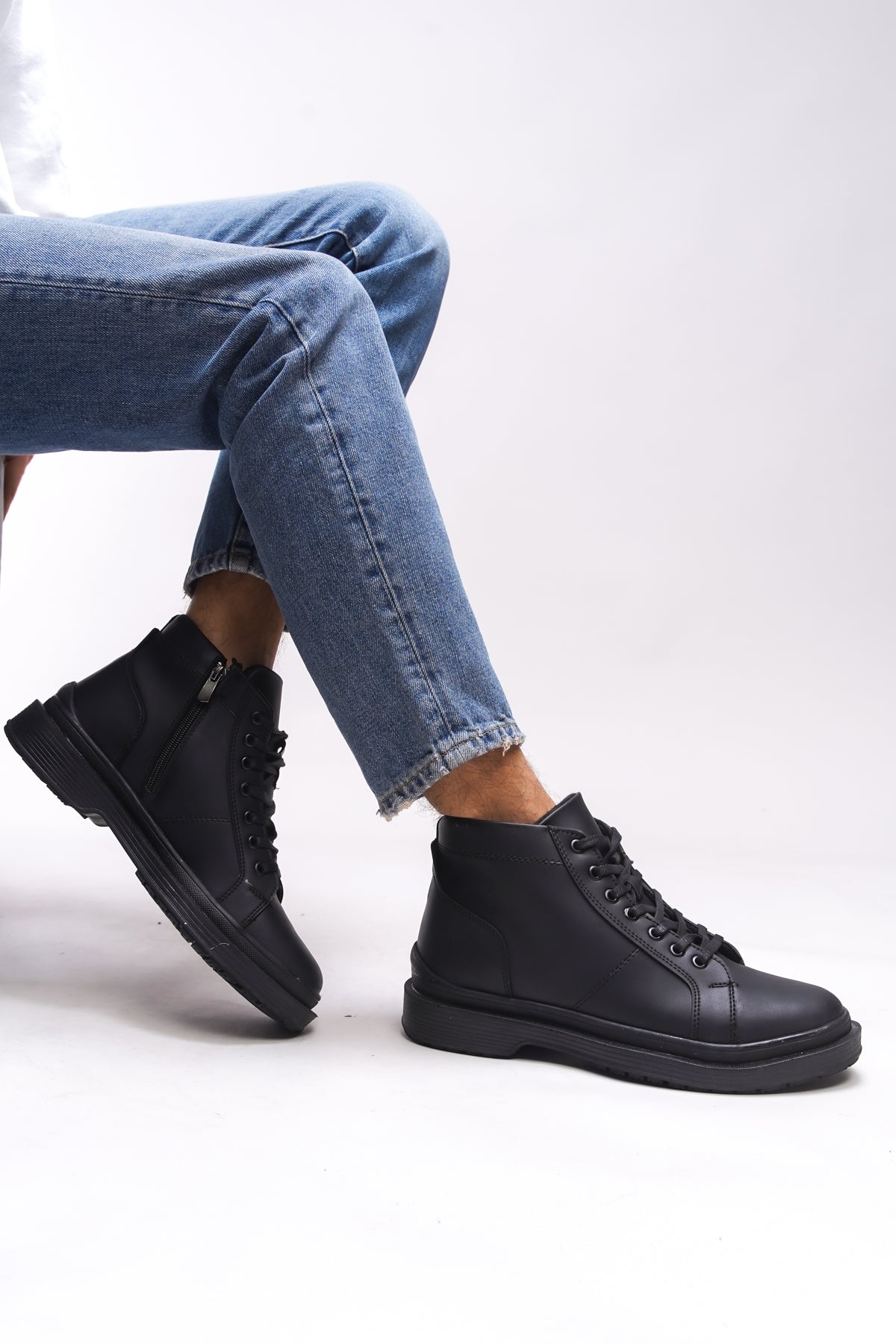 Riccon Unisex Fermuarlı Bot 0012572