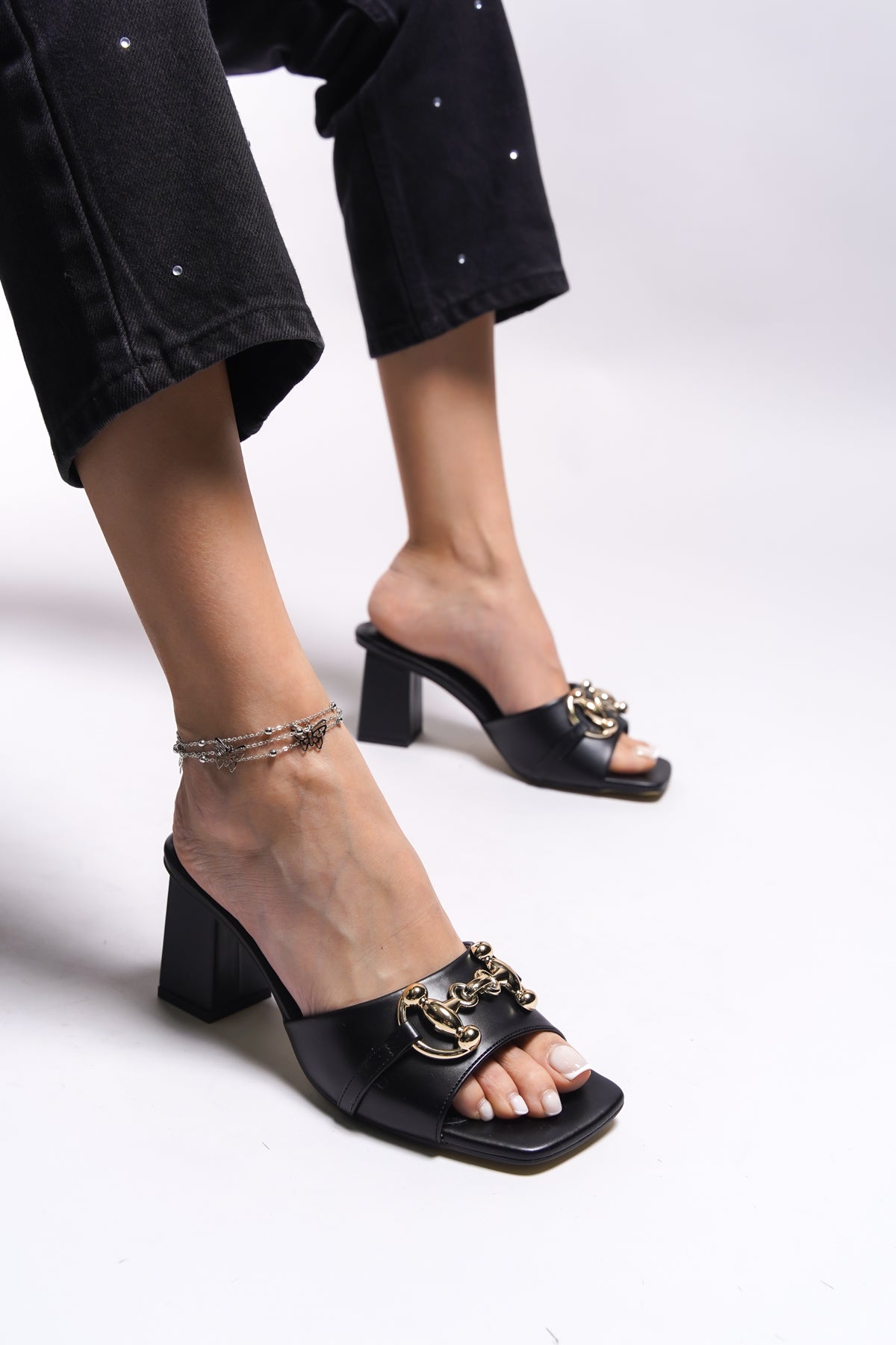 Riccon Bhyglik Kadın Topuklu Terlik 001281