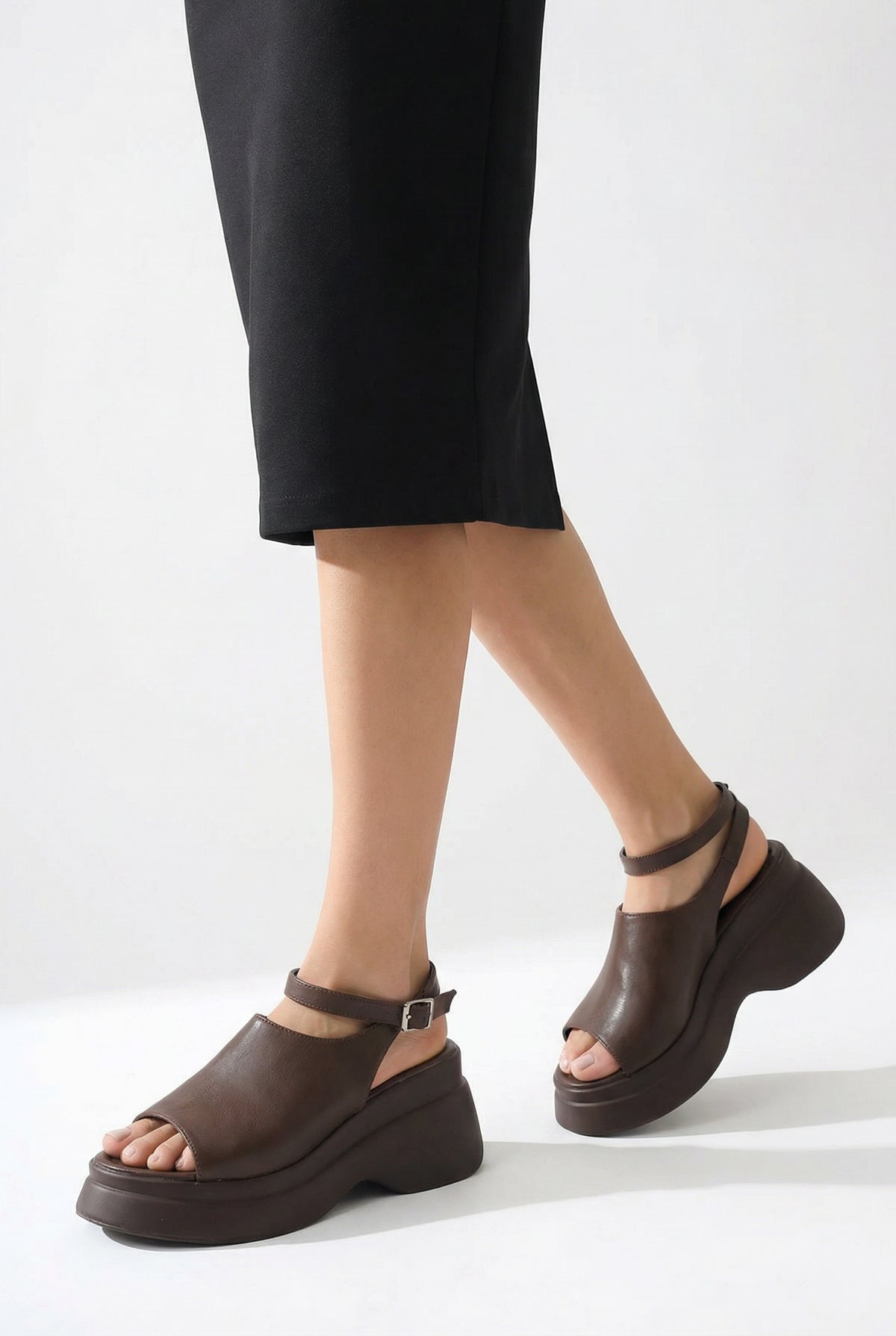 Riccon Kadın Sandalet 0012917 Kahverengi