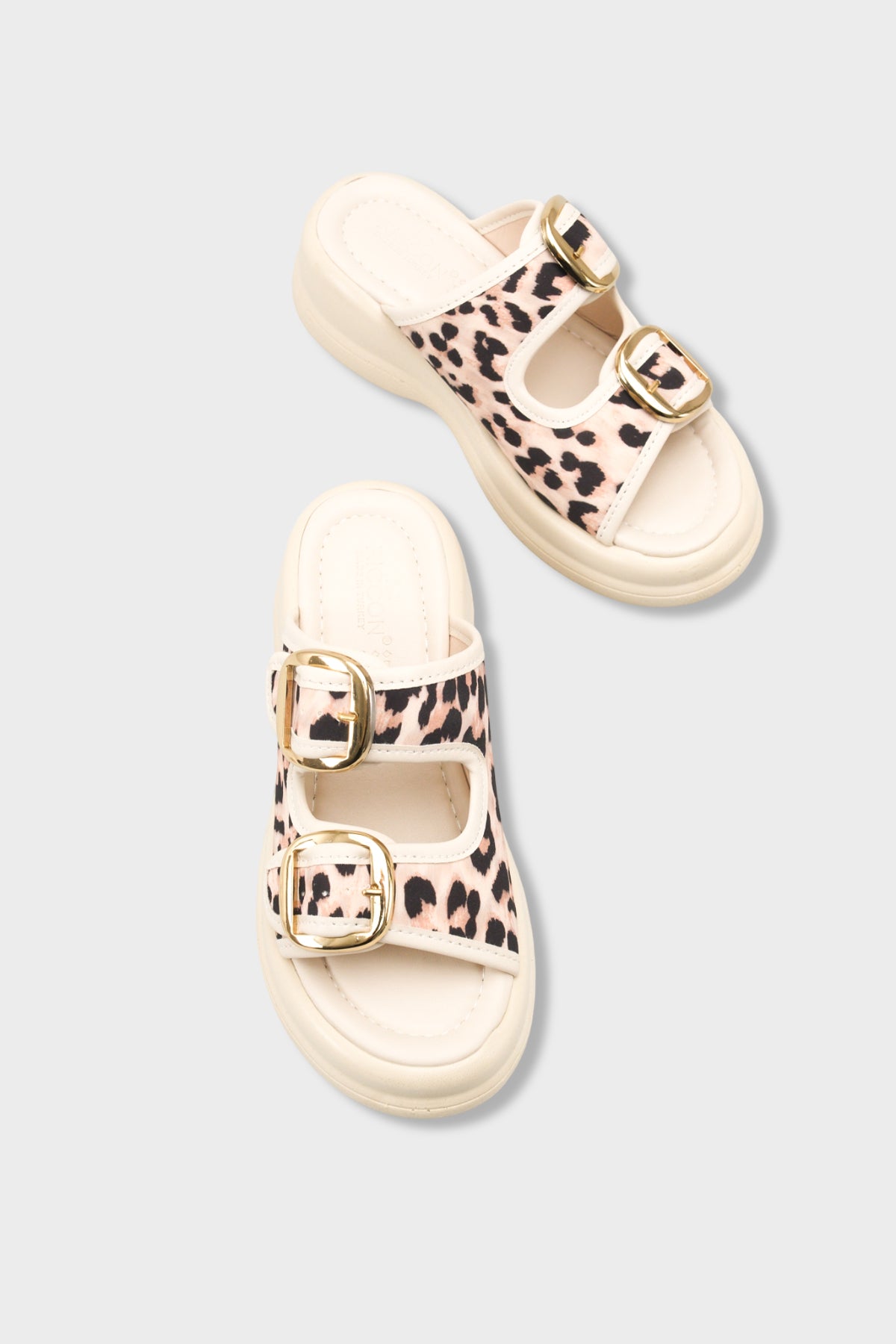 Riccon Tarveidei Kadın Terlik 00121020 Bej Leopar