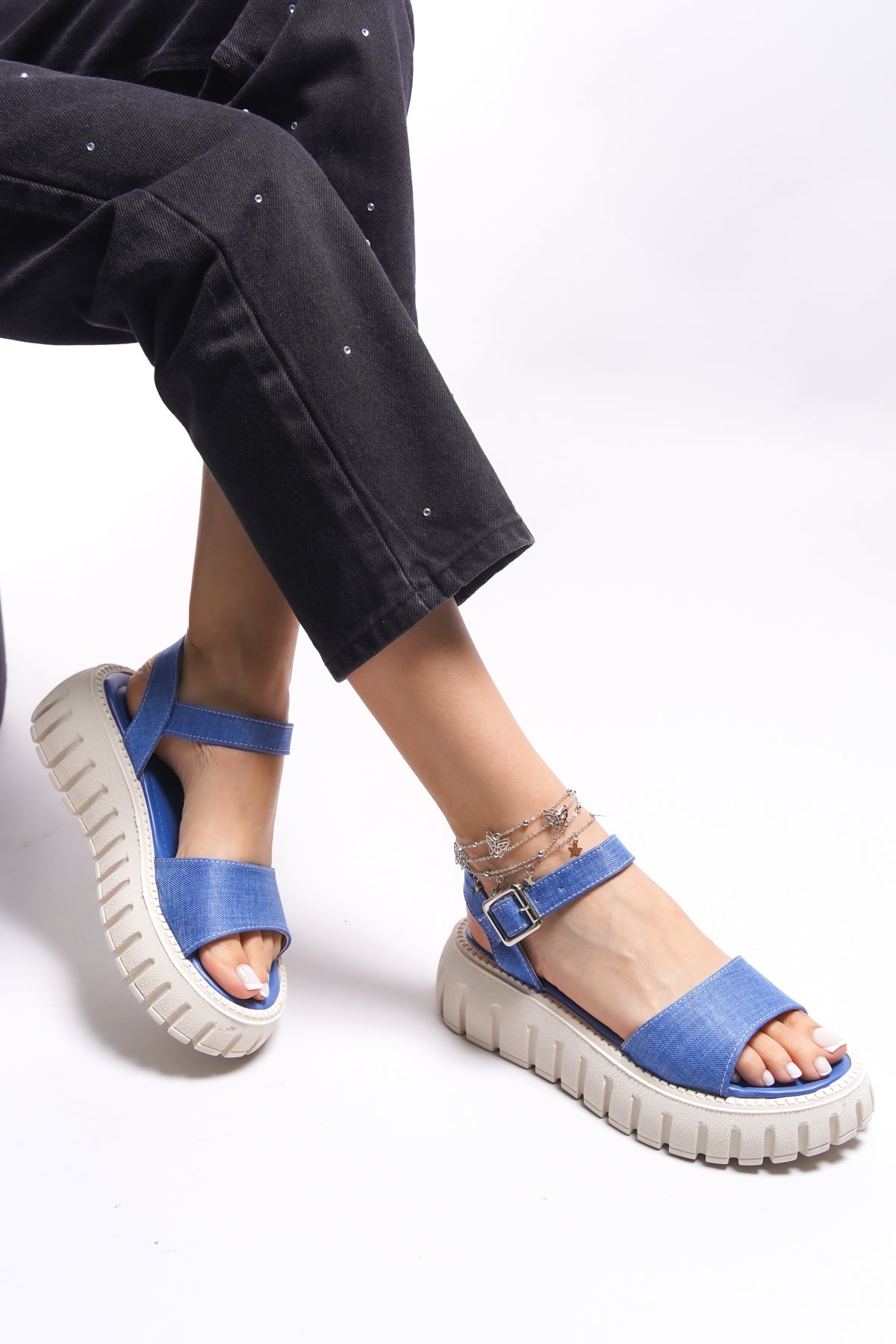 Riccon Rymlal Kadın Sandalet 0012610