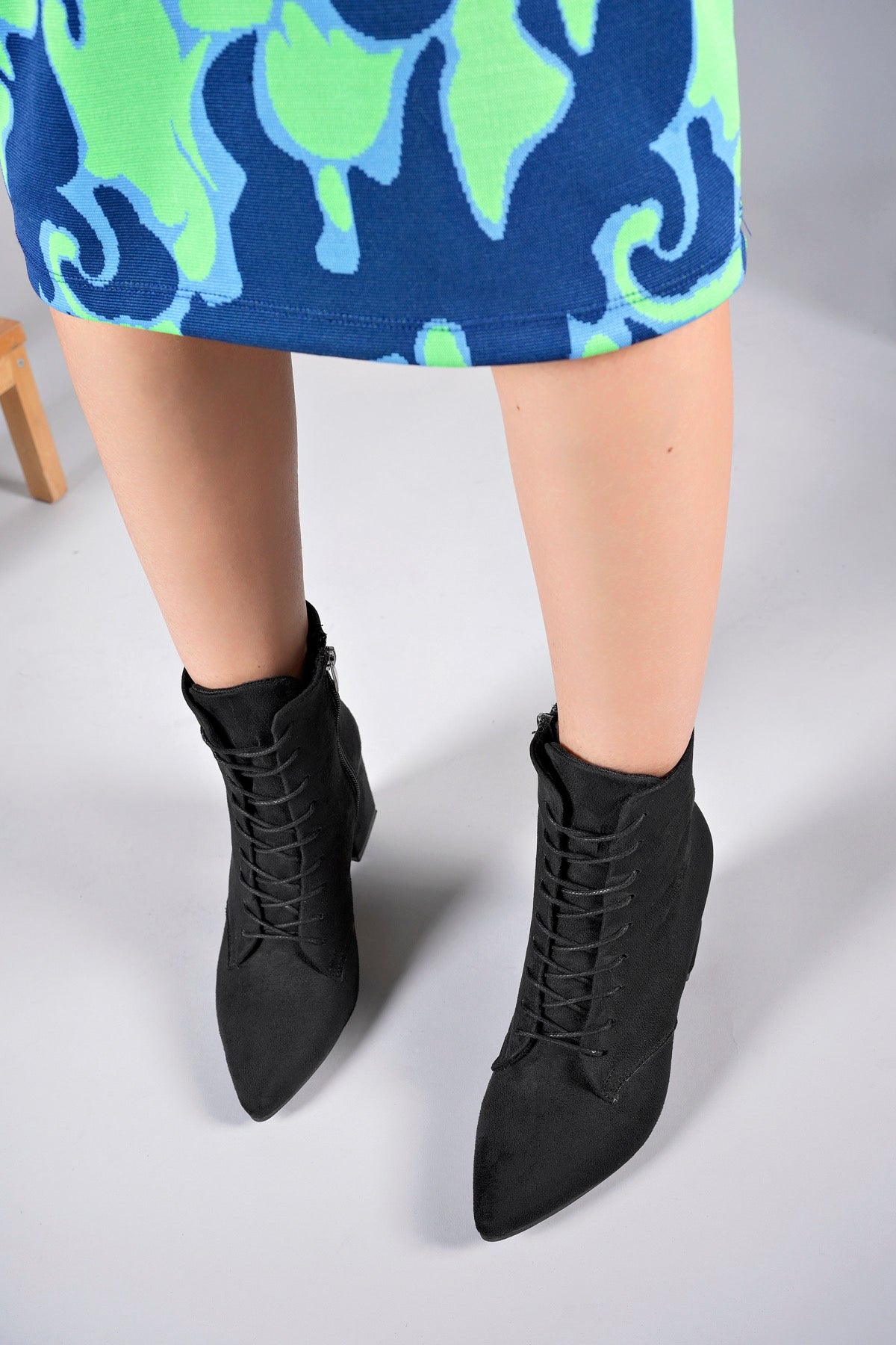 Riccon Lilethnora Kadın Topuklu Bot 0012333