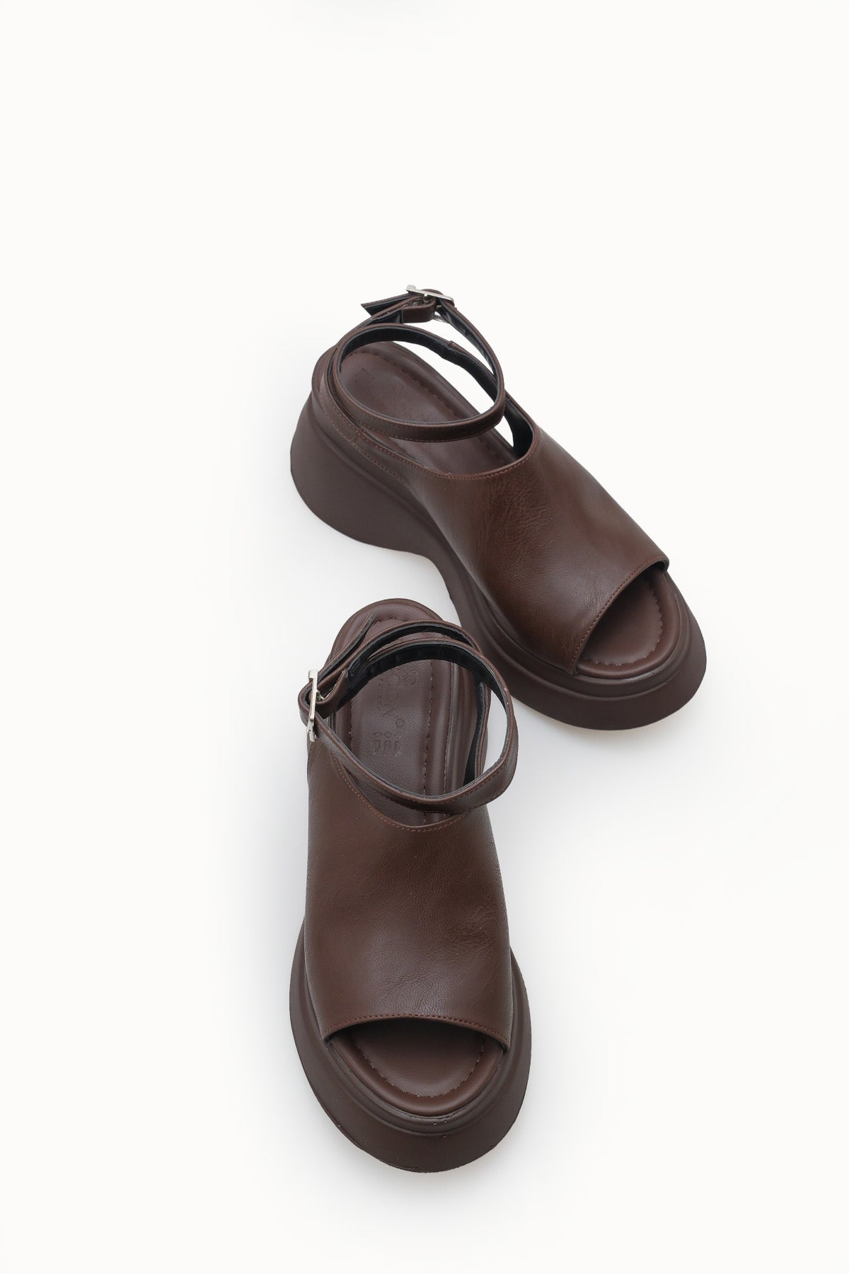 Riccon Kadın Sandalet 0012917 Kahverengi