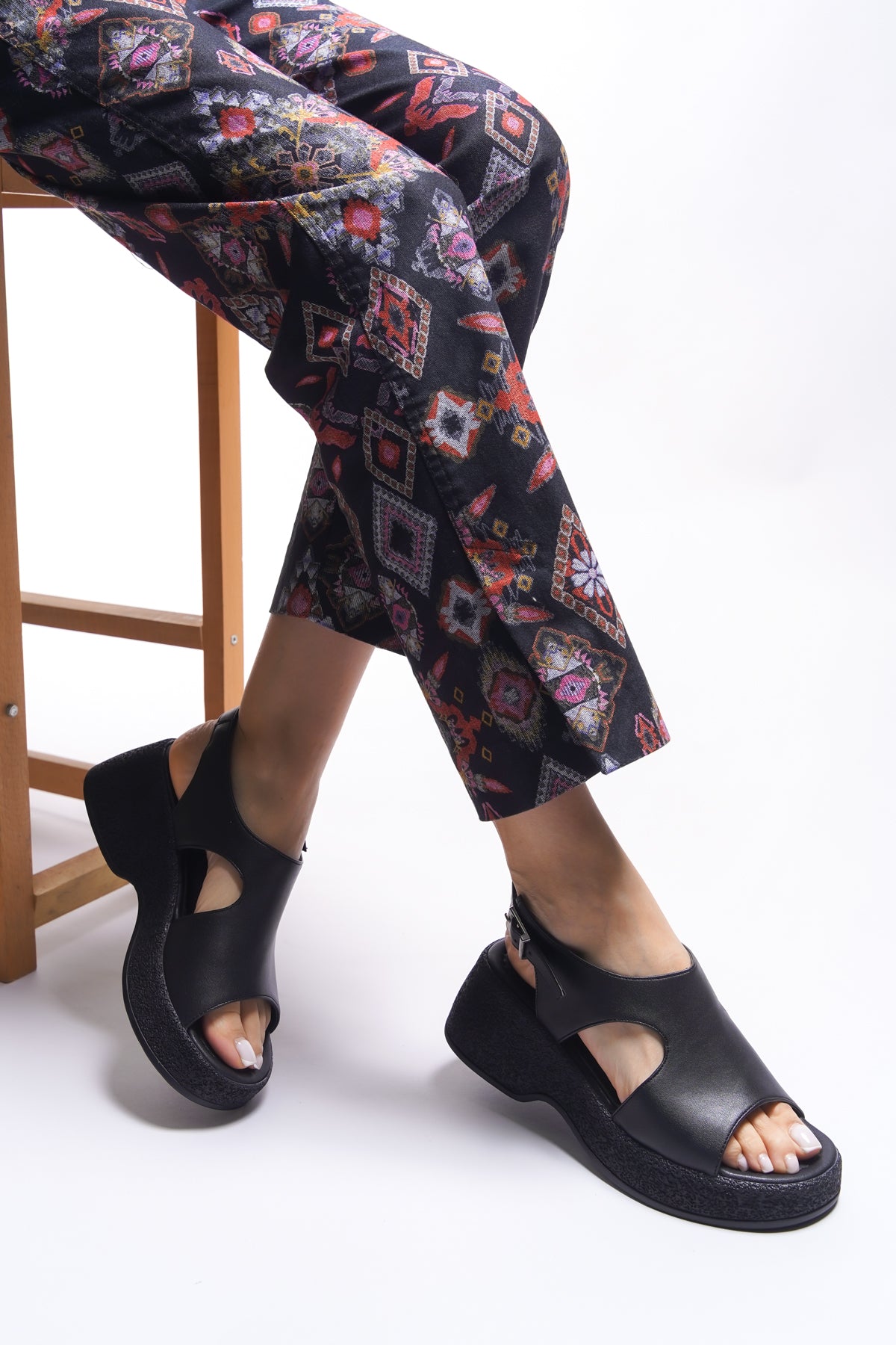 Riccon Lyathlin Kadın Topuklu Sandalet 0012450