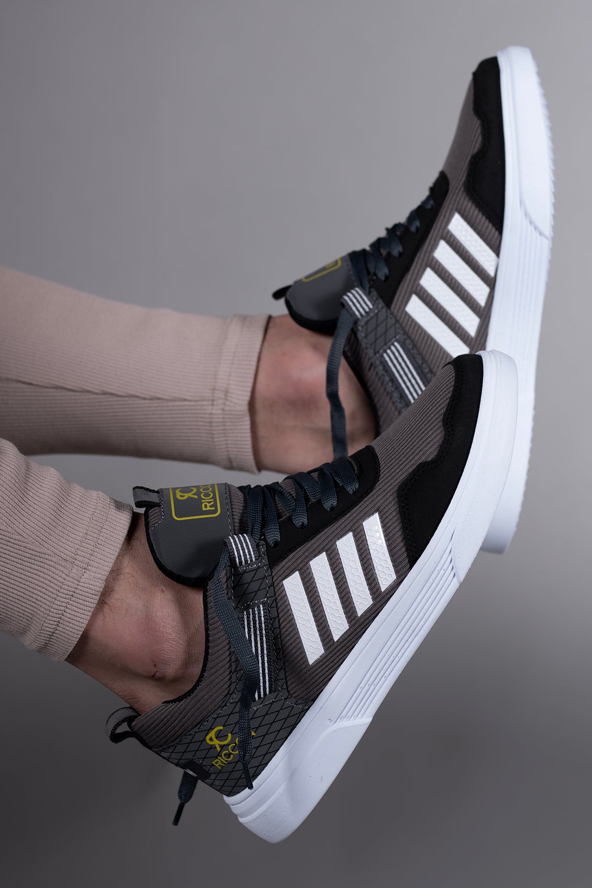 Riccon Erkek Sneaker 001222 Füme Beyaz
