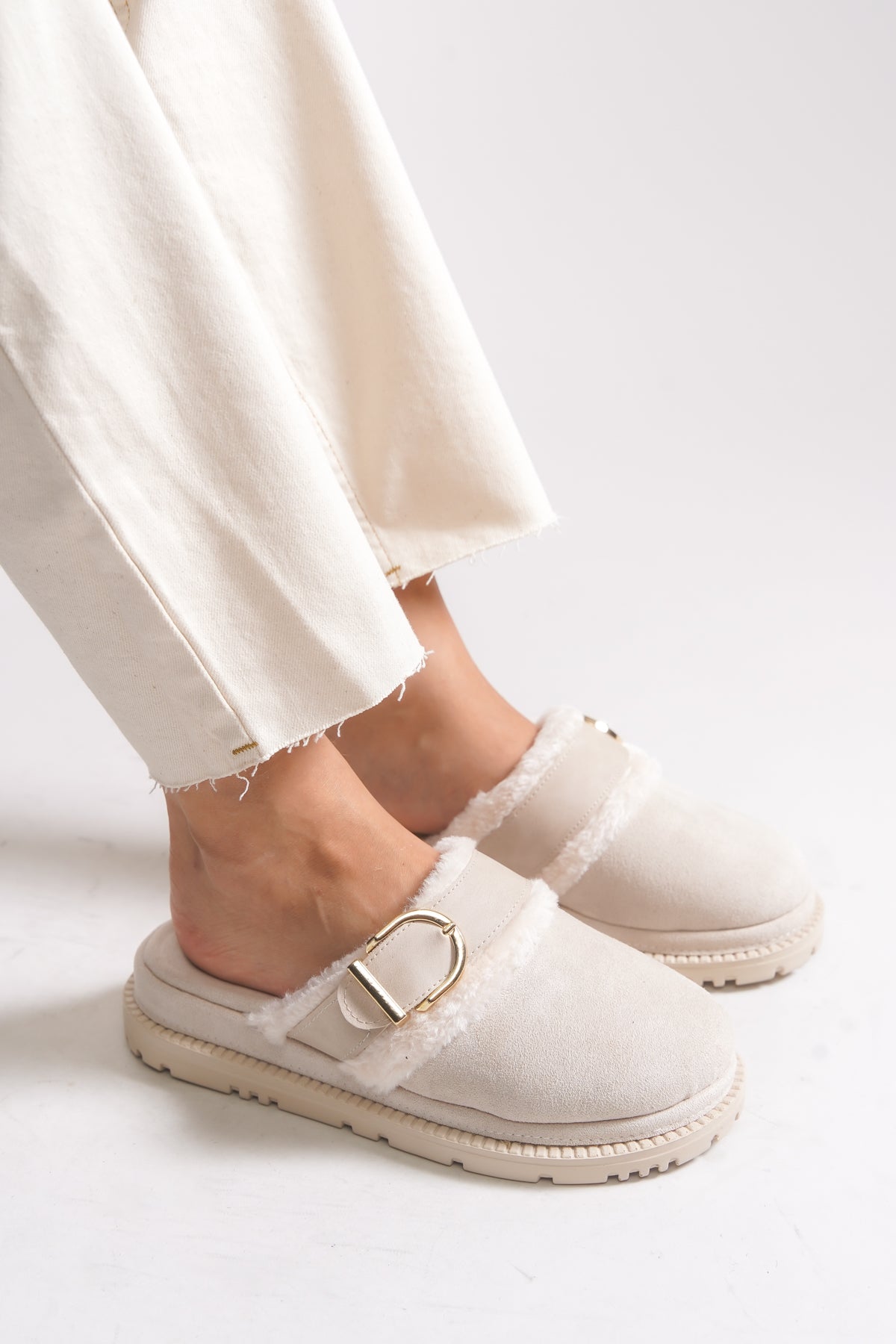 Riccon Lizyaries Kadın İçi Kürklü Terlik 0012688