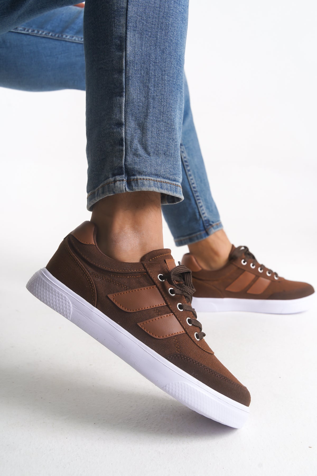 Riccon Gaentrine Erkek Sneaker 00122690 Kahverengi