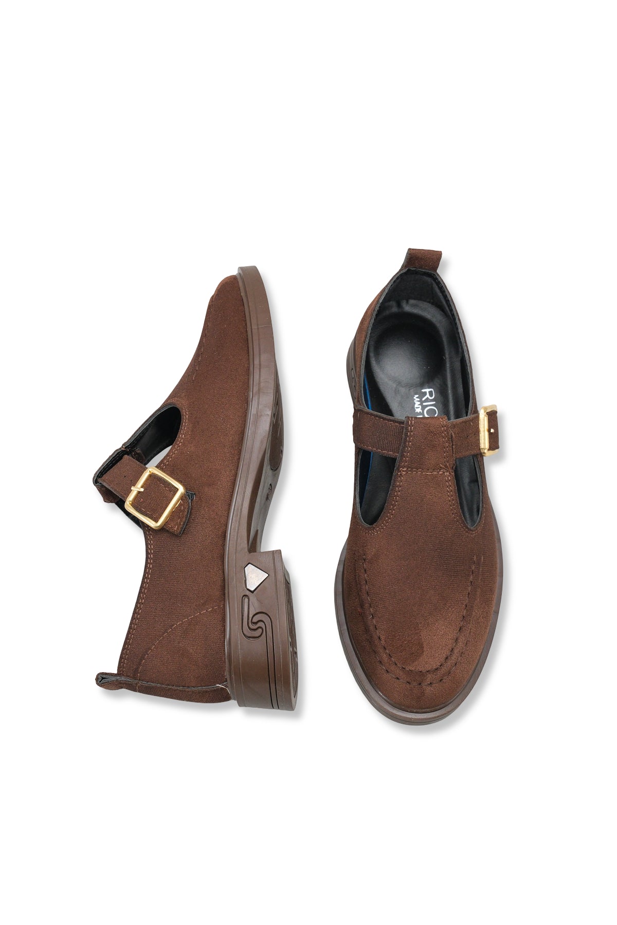 Riccon Kadın Loafer 0012350 Kahverengi Süet
