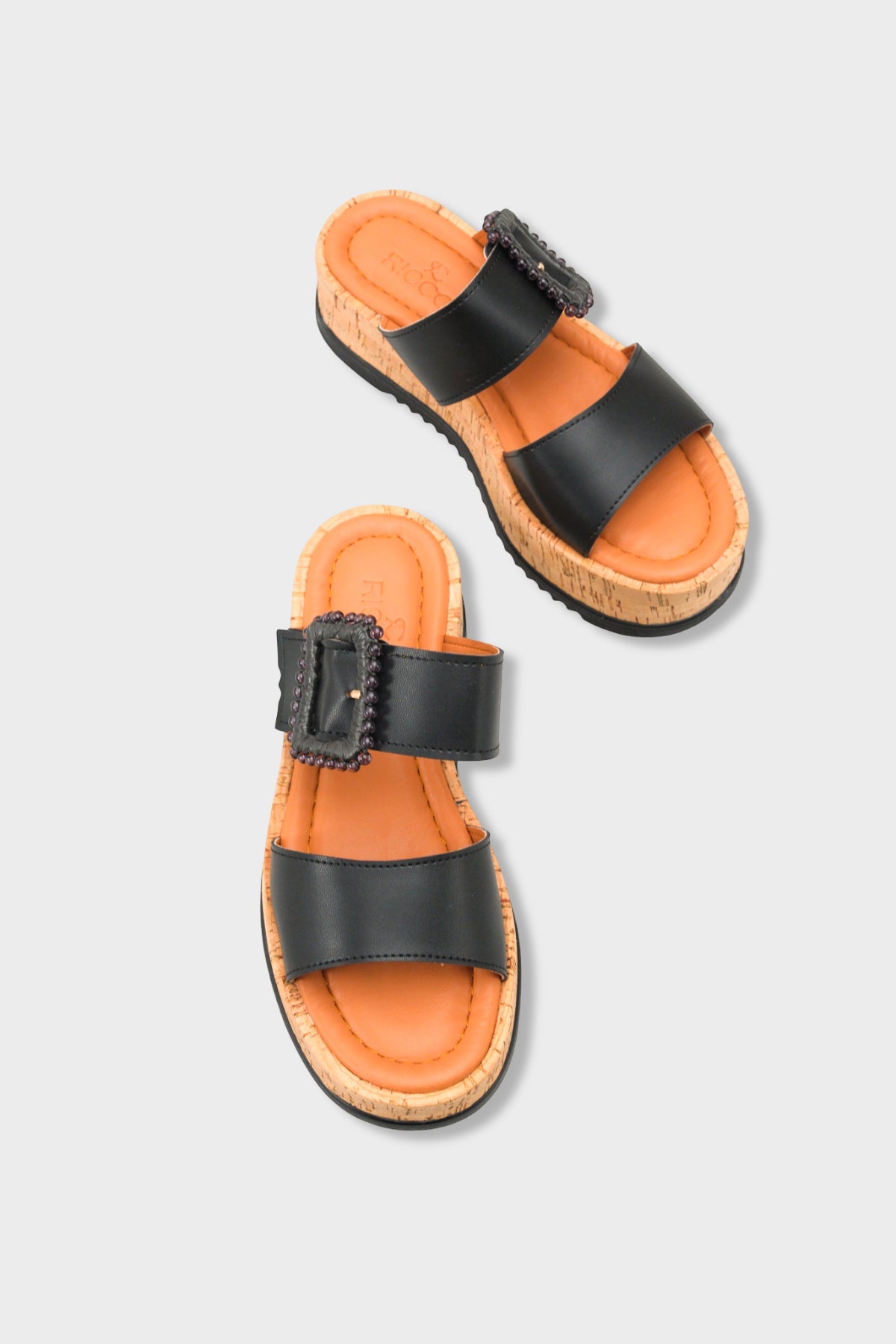 Riccon Kadın Terlik 0012482 Siyah Cilt