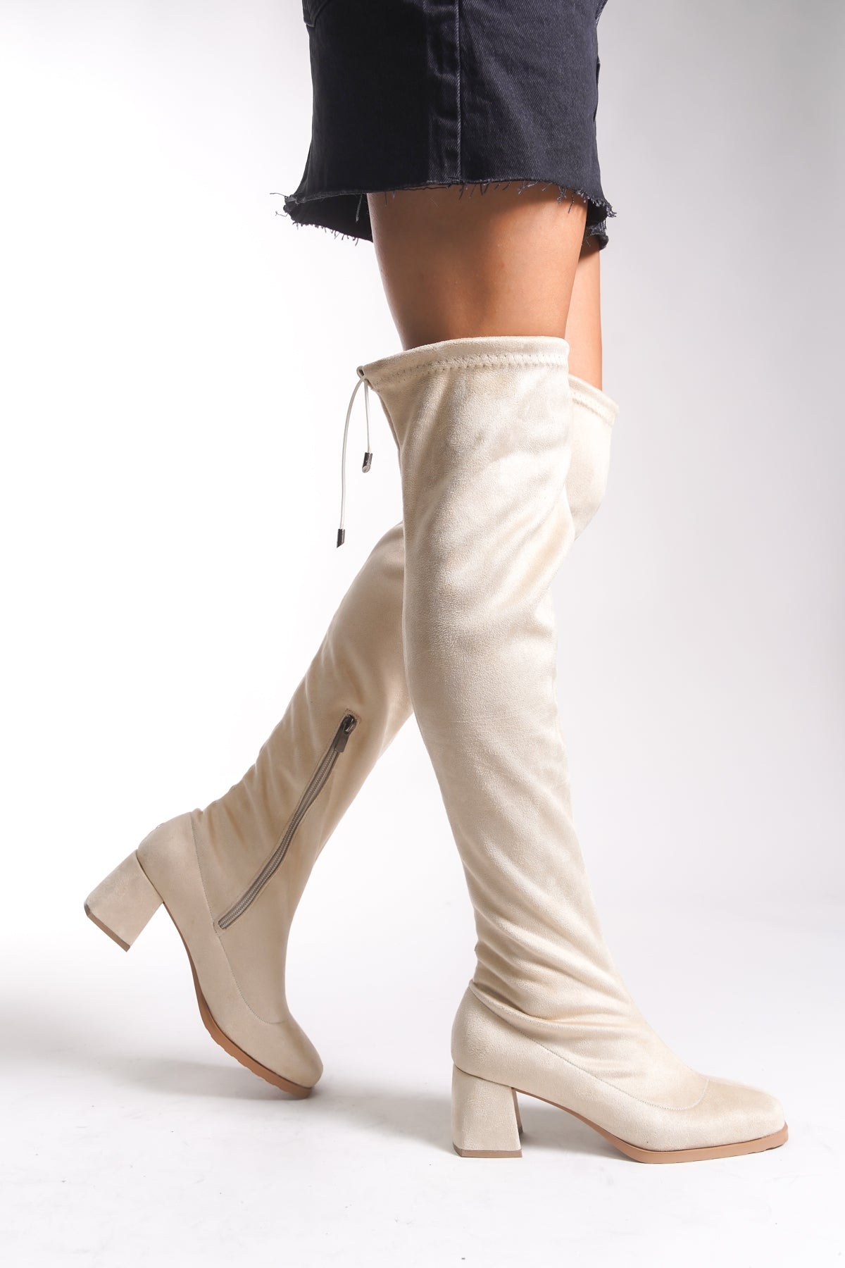 Riccon Kadın Dizüstü Streç Çizme 001272