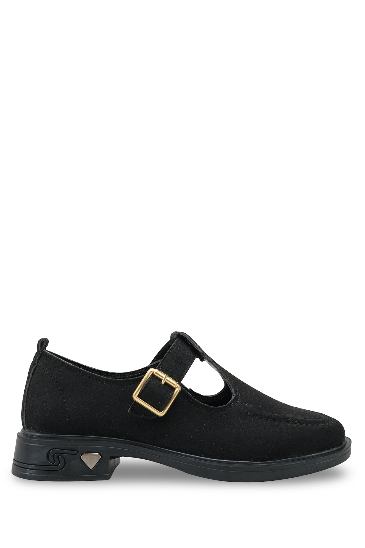 Riccon Kadın Loafer 0012350 Siyah Süet