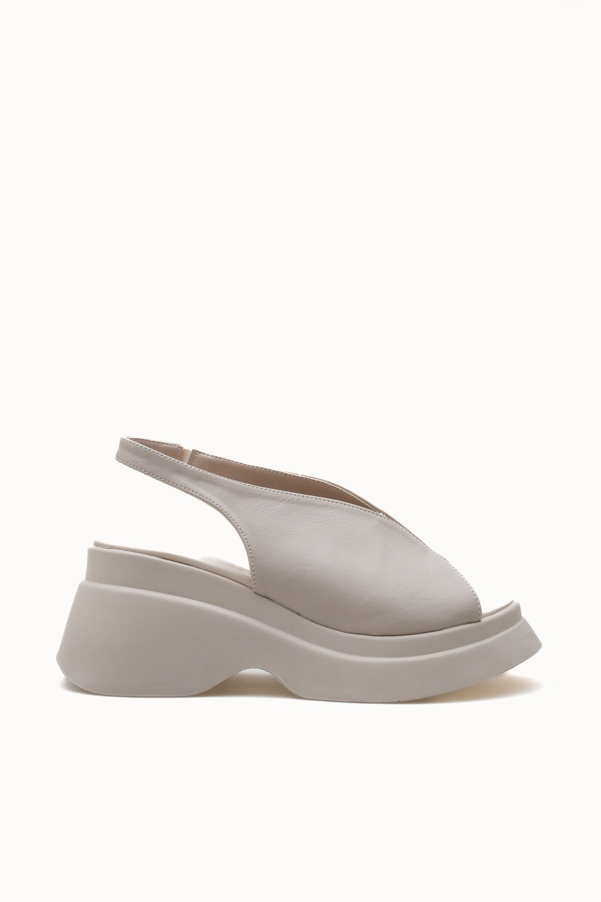 Riccon Kadın Sandalet 0012913 Bej