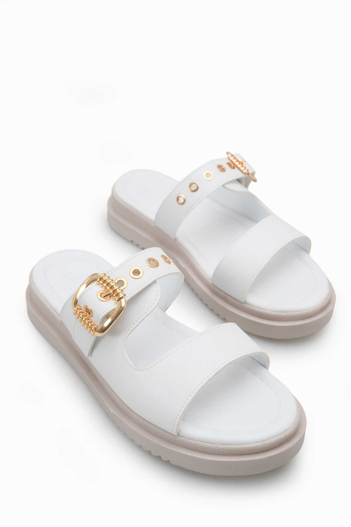 Riccon Kadın Terlik 00120405 Beyaz