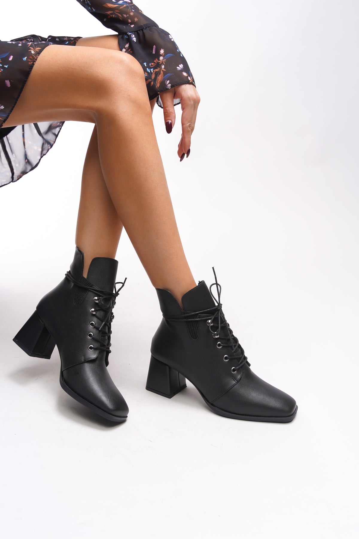 Riccon Vyllaurel Kadın Topuklu Bot 00123545