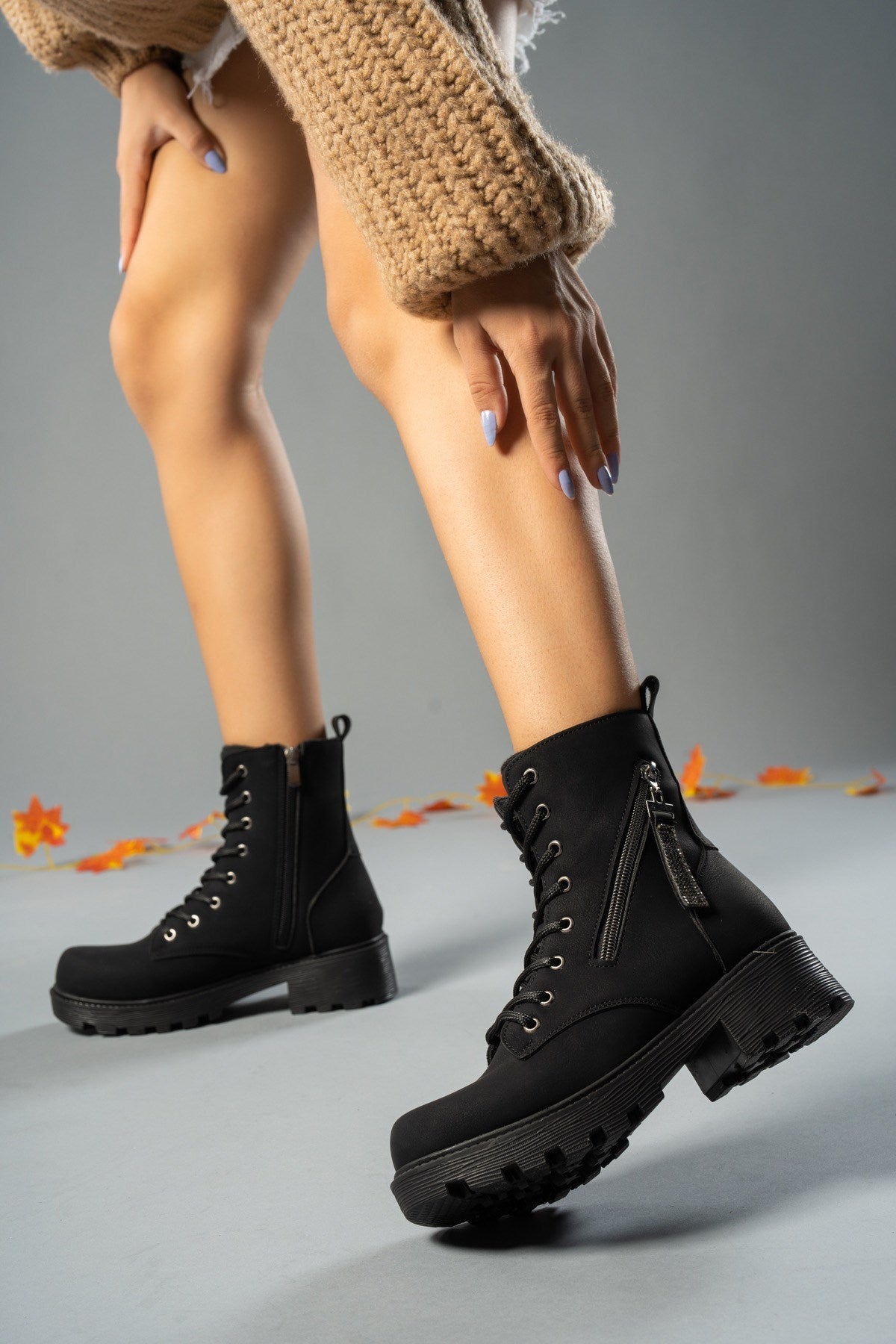 Riccon Kadın Fermuarlı Bot 001262