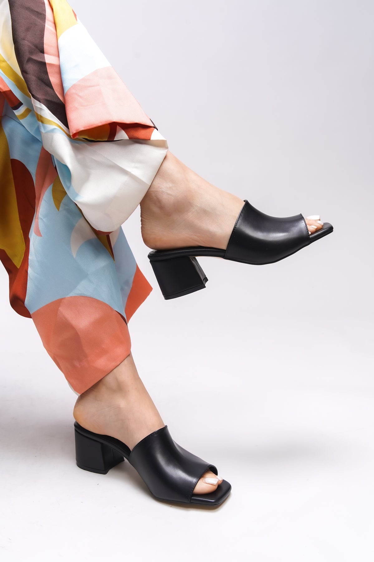 Riccon Wolrithe Kadın Topuklu Terlik 0012125