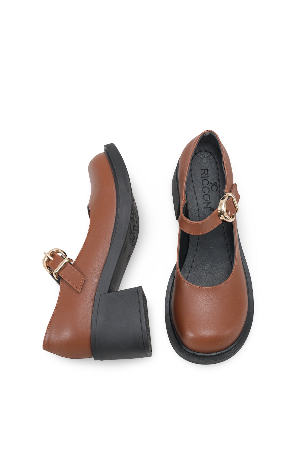 Riccon Kyslanna Kadın Loafer 0012503 Kahverengi Cilt