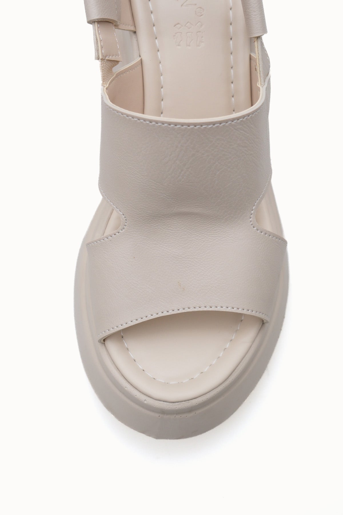 Riccon Kadın Sandalet 0012916 Bej