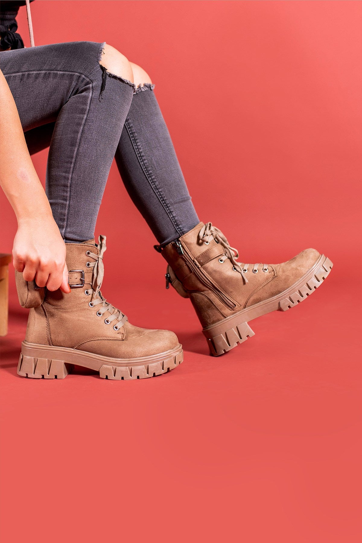 Riccon Kadın Mini Çantalı Bot 00127640