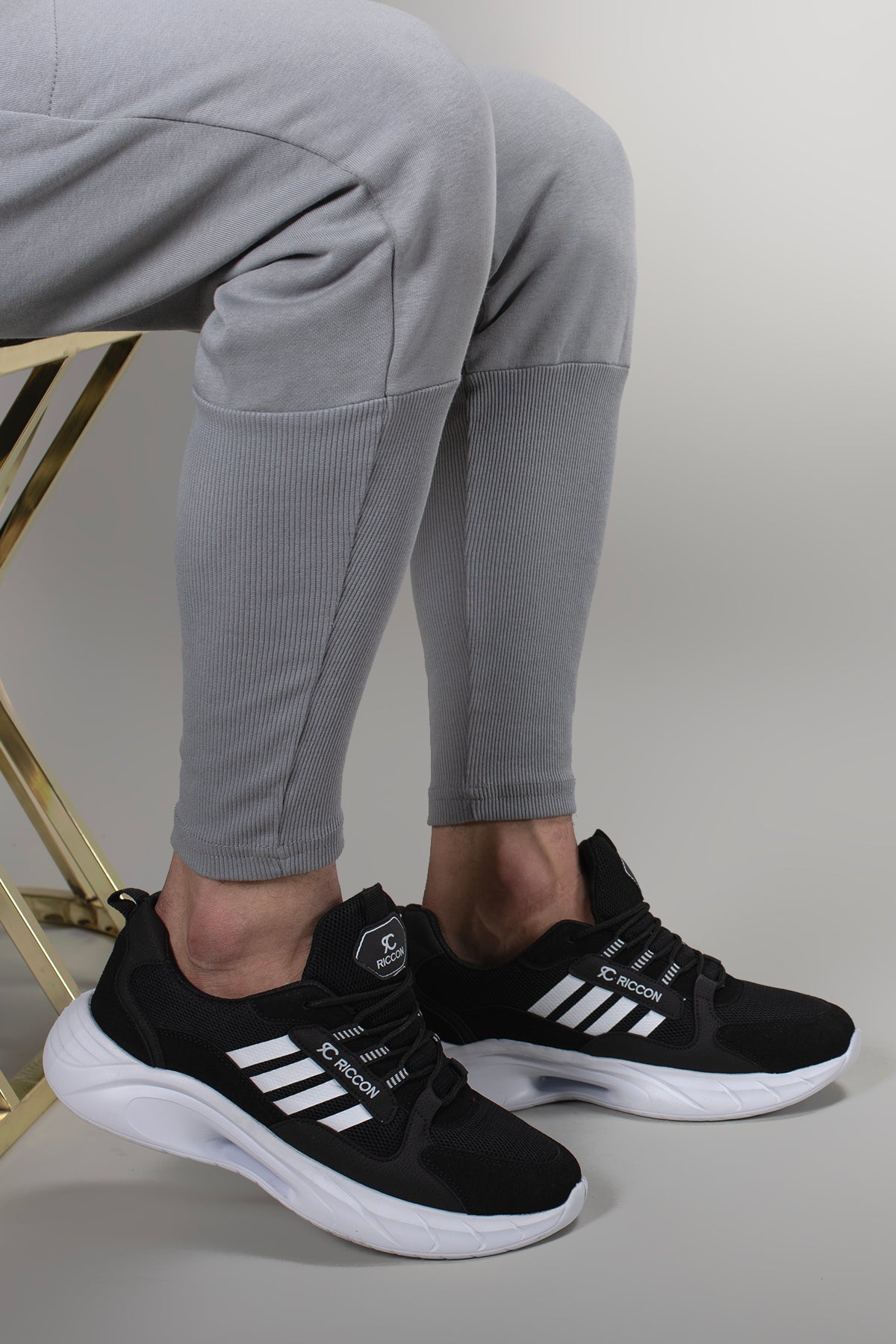 Riccon Torrine Unisex Sneaker 001293 Siyah Beyaz