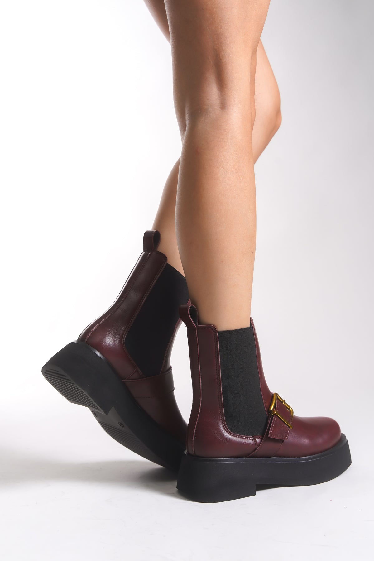 Riccon Aralenthia Kadın Bot 00123006 Bordo