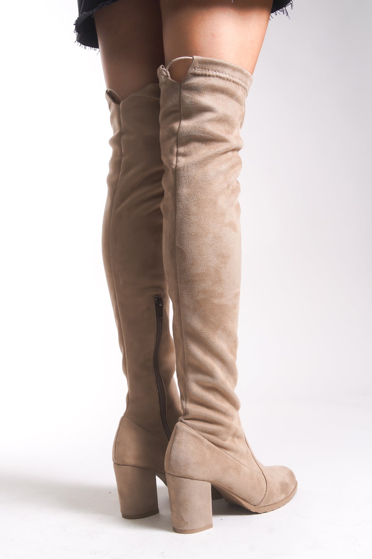 Riccon Olivynra Kadın Streç Çizme 0012100